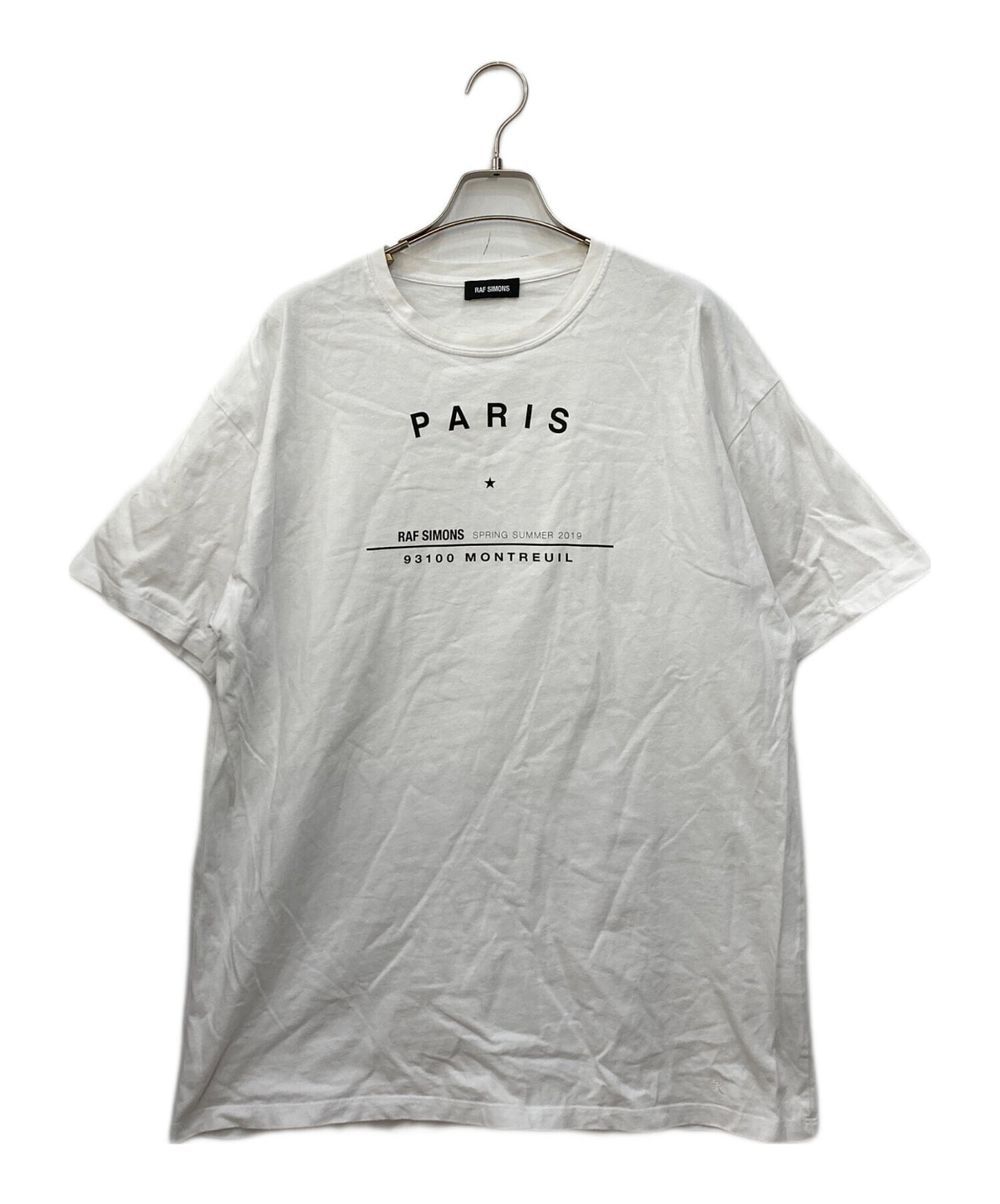 [Pre-owned] RAF SIMONS Big fit T-shirt Tour Big fit T-shirt Tour