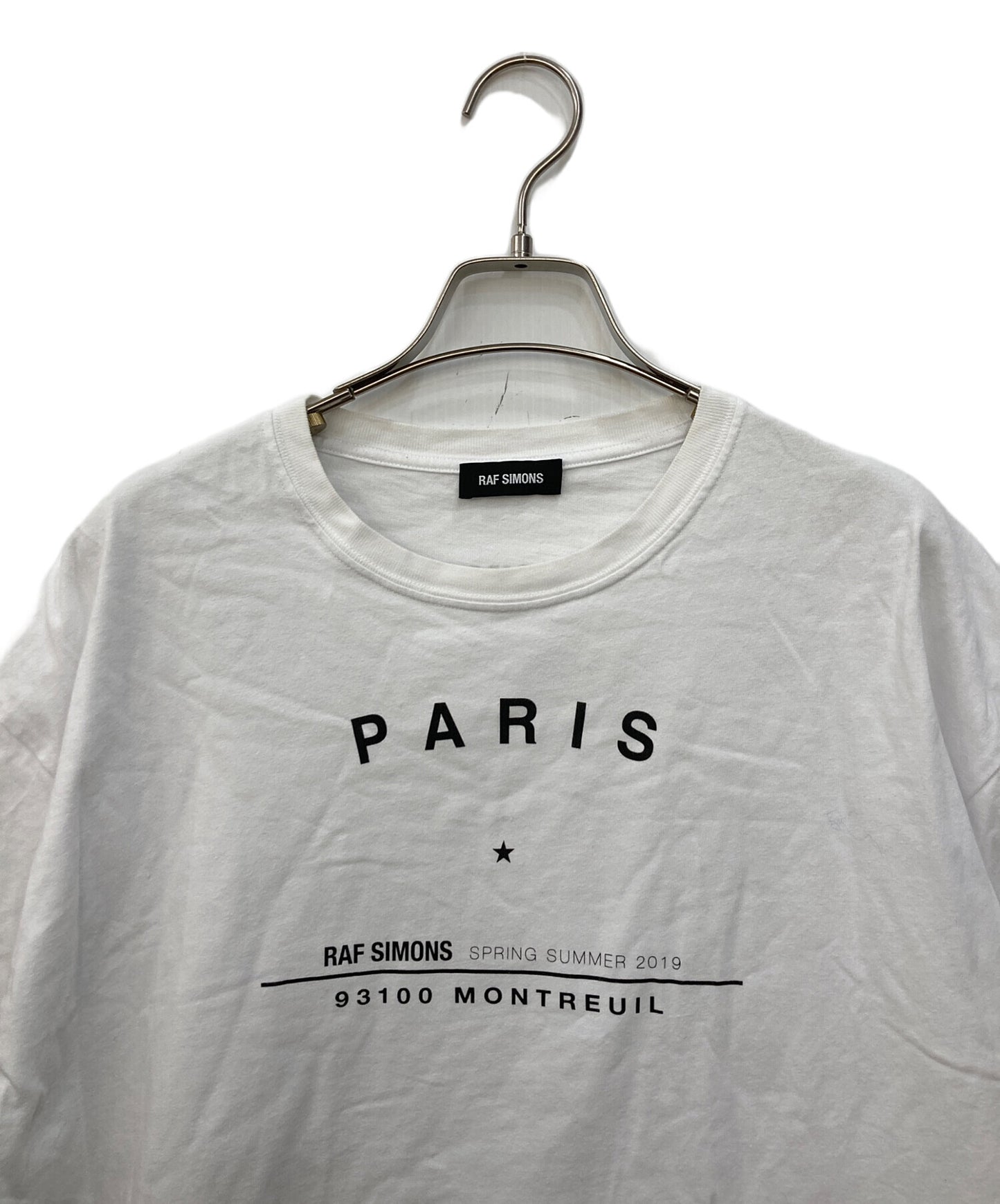 [Pre-owned] RAF SIMONS Big fit T-shirt Tour Big fit T-shirt Tour