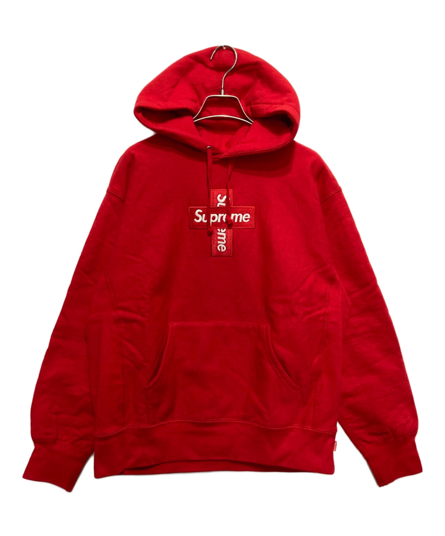 [Pre-owned] SUPREME Cross Box Logo Hooded Sweatshirt Cross Box Logo Hooded Sweatshirt