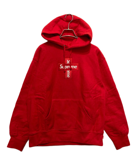 [Pre-owned] SUPREME Cross Box Logo Hooded Sweatshirt Cross Box Logo Hooded Sweatshirt