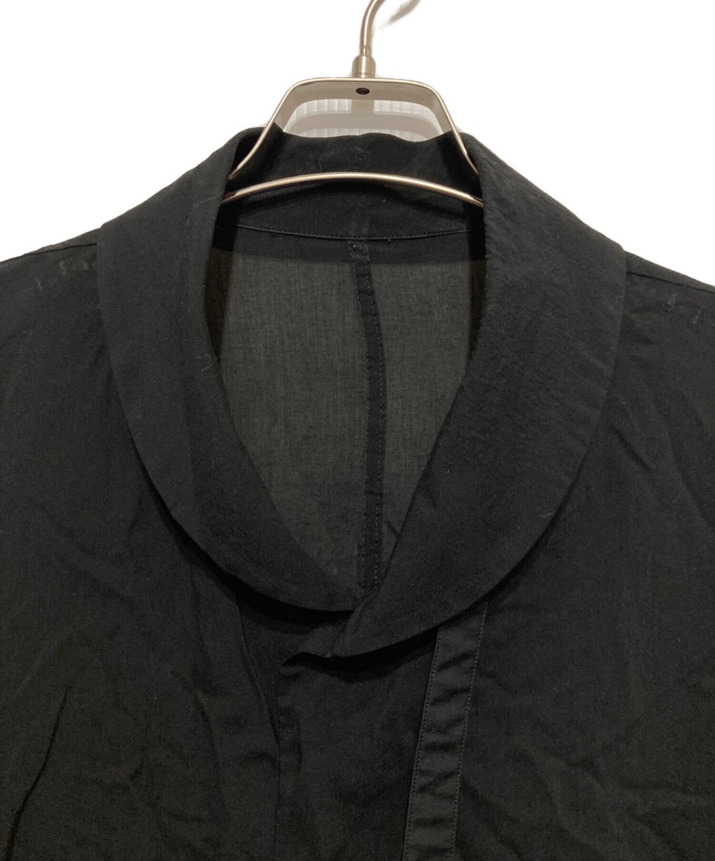 [Pre-owned] Yohji Yamamoto pour homme Tencel long-sleeved shirt with straps HW-B20-203