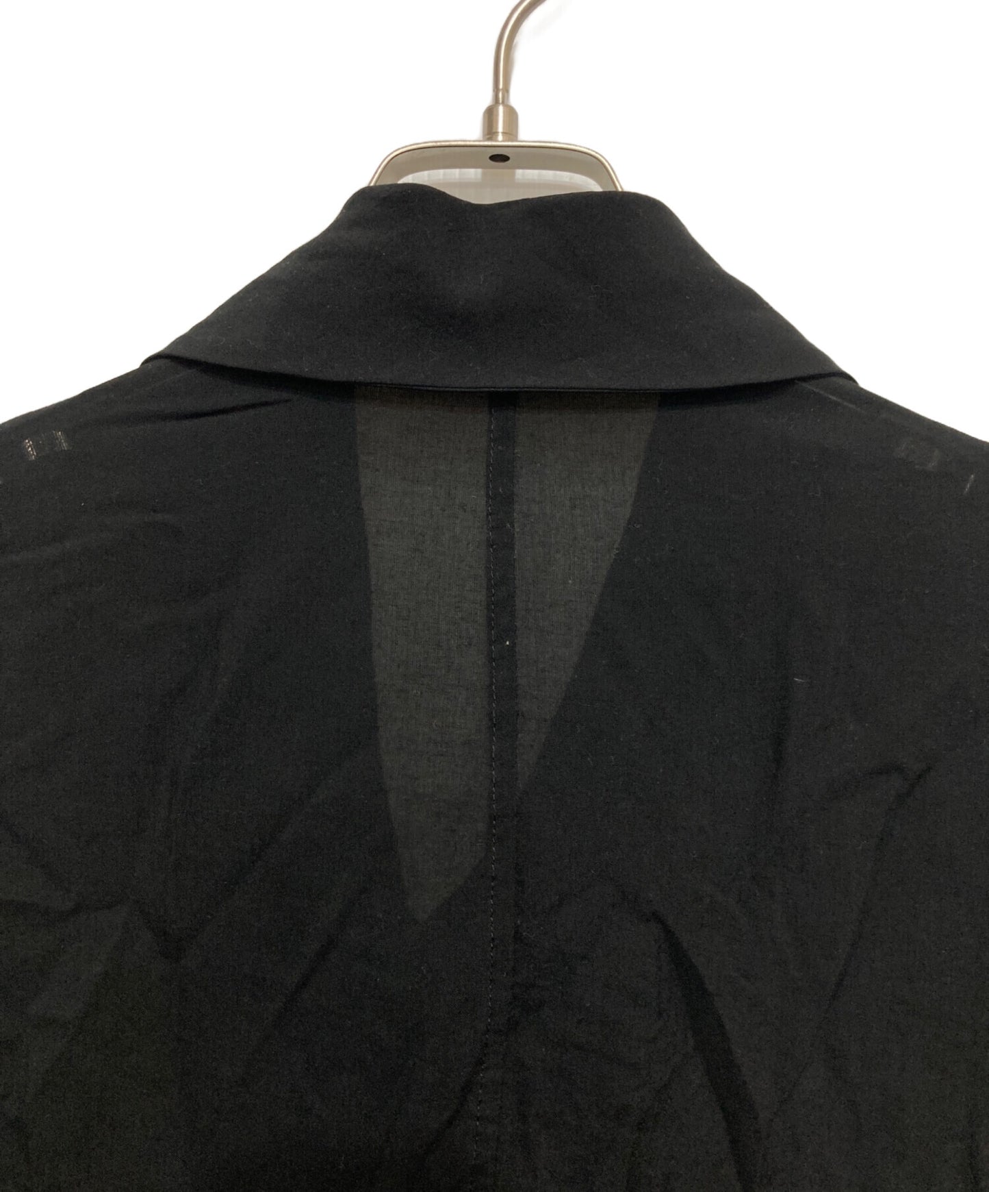 [Pre-owned] Yohji Yamamoto pour homme Tencel long-sleeved shirt with straps HW-B20-203