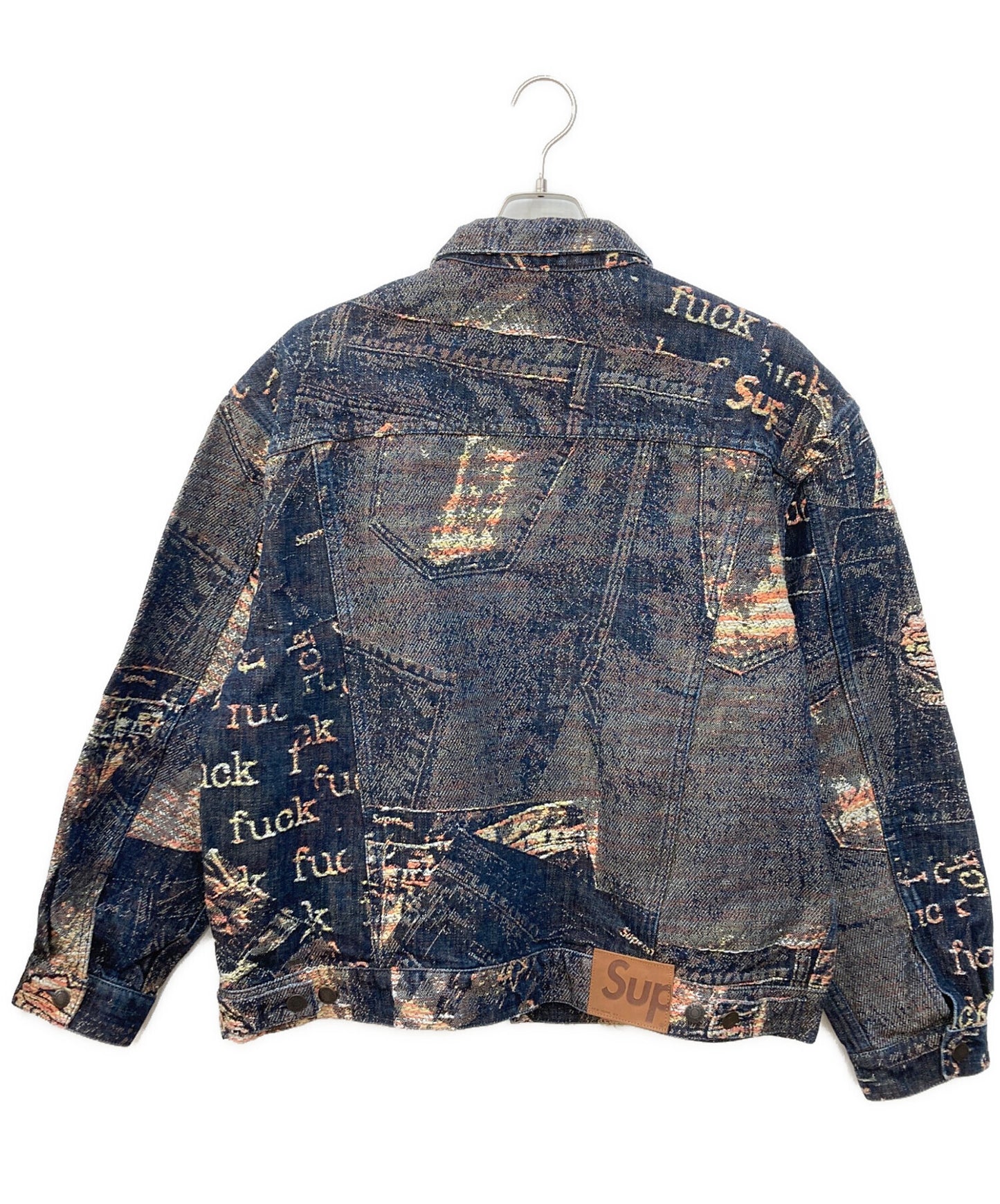 [Pre-owned] SUPREME Archive Denim Jacquard Trucker Archive Denim Jacquard Trucker