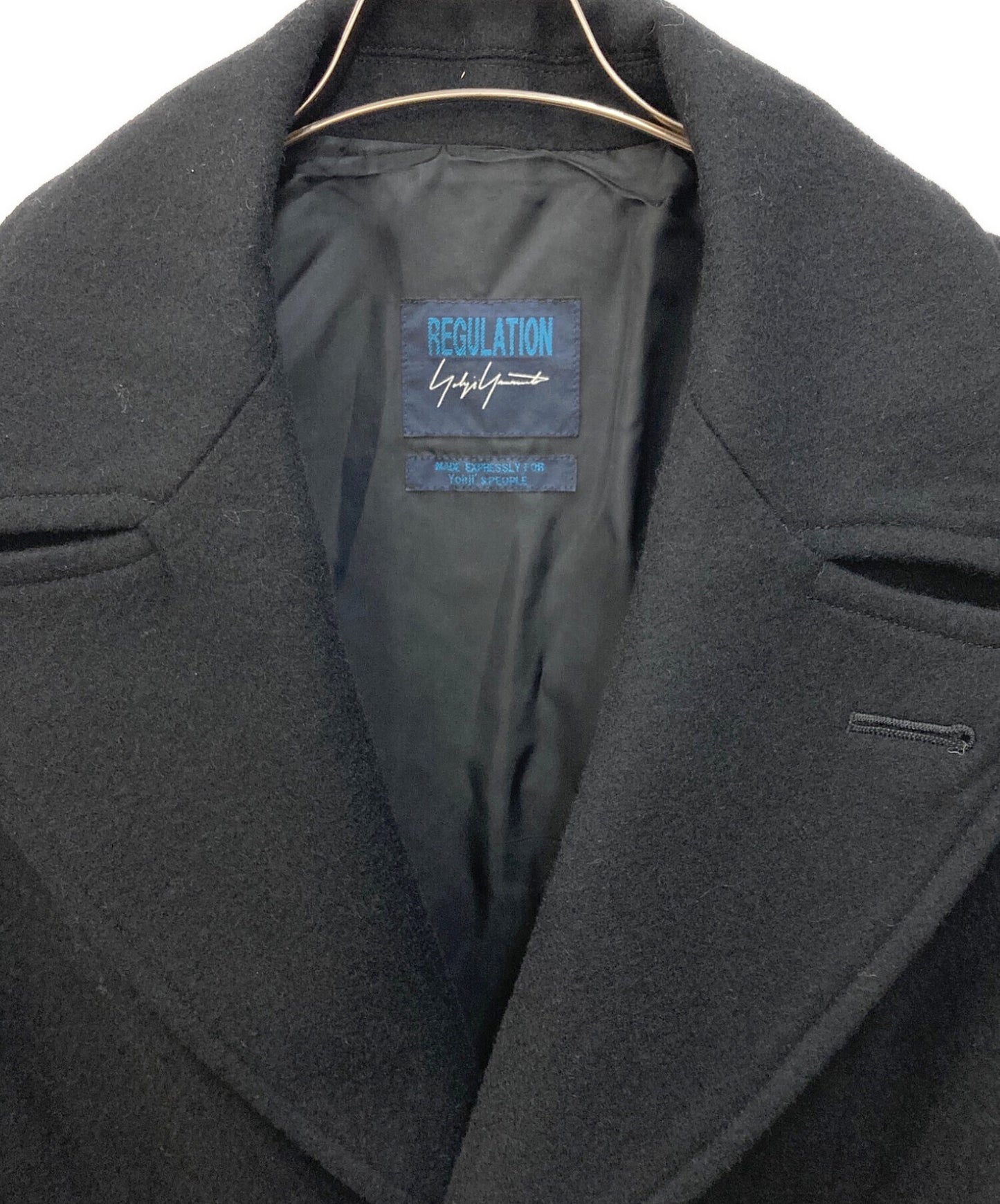 [Pre-owned] REGULATION Yohji Yamamoto Wool nylon coat FJ-C51-101