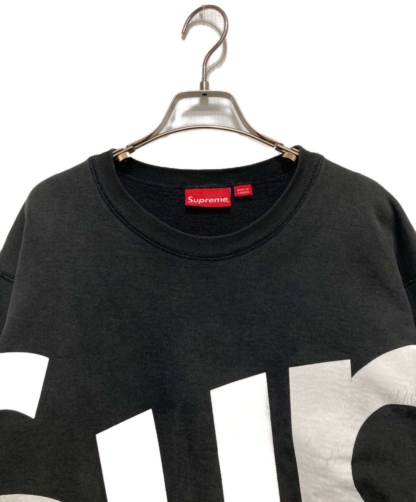 [Pre-owned] SUPREME Sup Big Logo Crewneck Sup Big Logo Crewneck