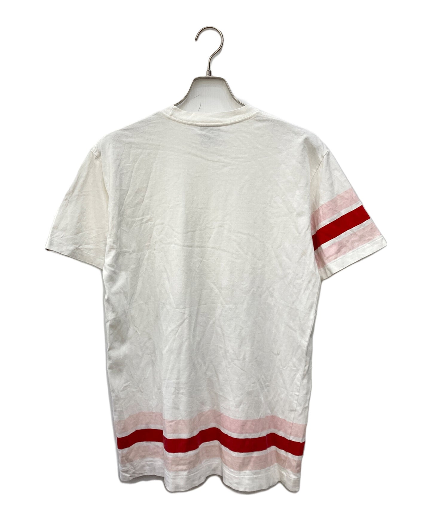 [Pre-owned] A BATHING APE Border Print T-Shirt