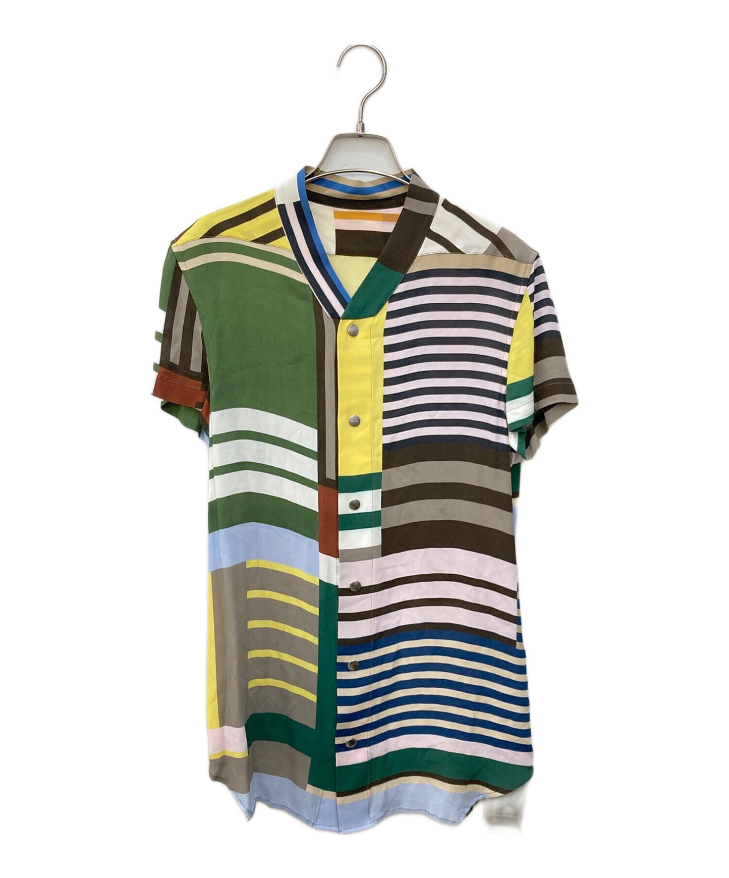 [Pre-owned] RICK OWENS 20SS UXMAL PRINT Ushmal Print Golf Shirt RU20S7292 CCP1