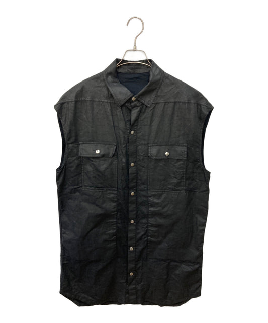 [Pre-owned] RICK OWENS Coated sleeveless shirt RU19S2190-CLW