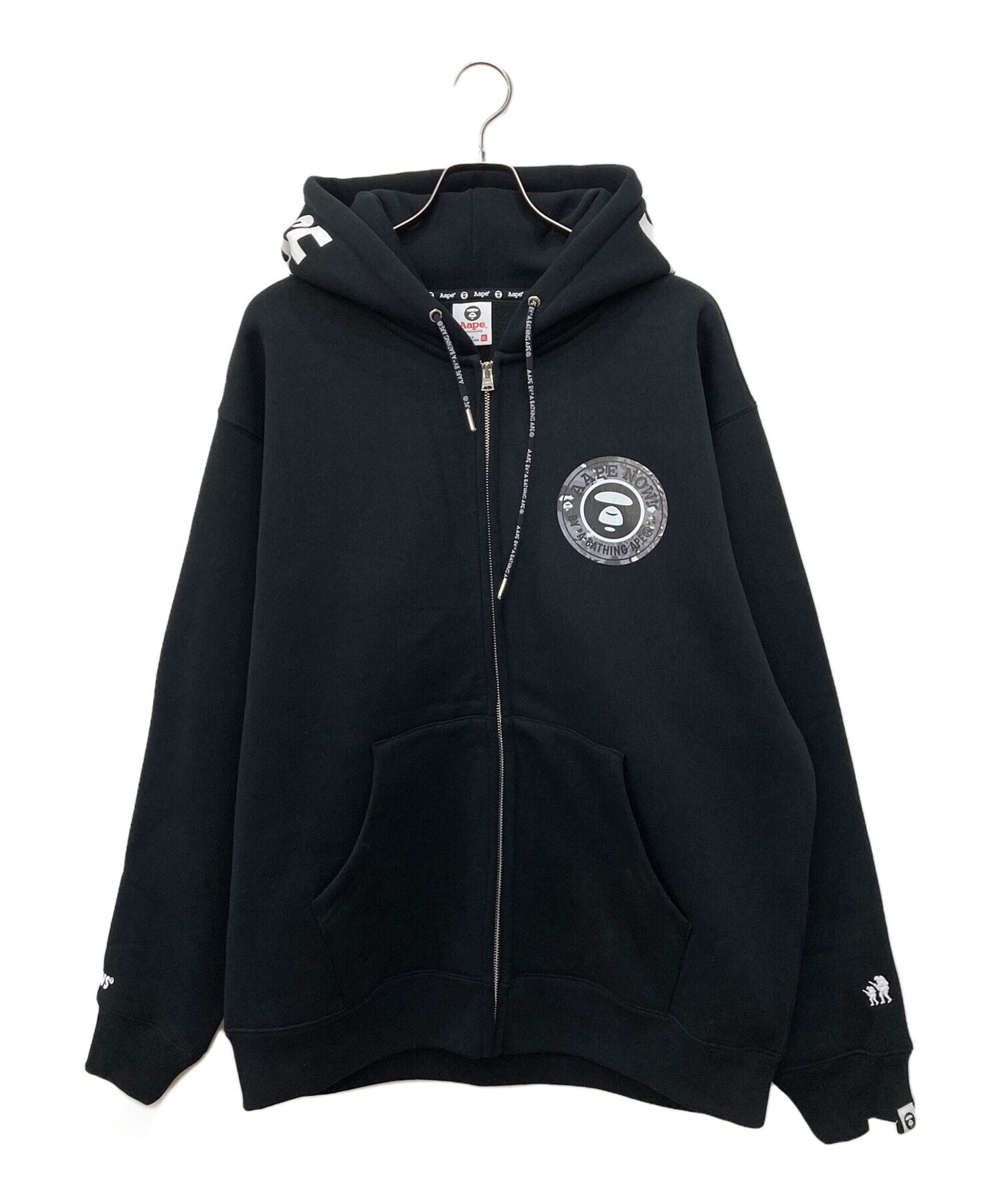 [Pre-owned] A BATHING APE MOONFACE LOGO ZIP-UP HOODIE Moonface logo zip-up hoodie AAPSWMB345XXN