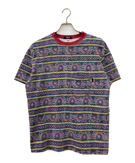 [Pre-owned] stussy All-Over Pattern Pocket Tee