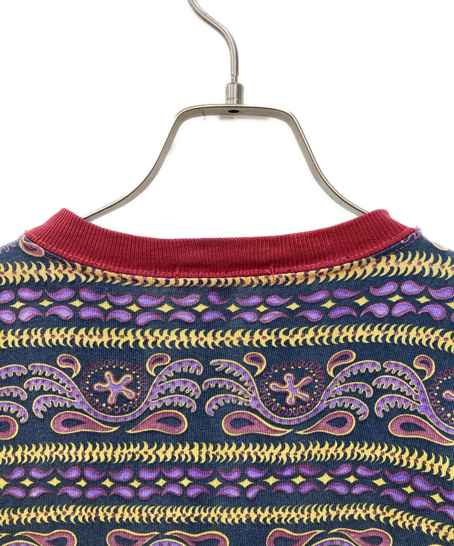 [Pre-owned] stussy All-Over Pattern Pocket Tee