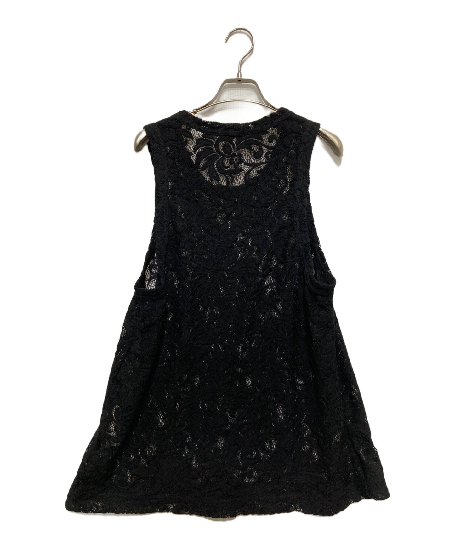 [Pre-owned] COMME des GARCONS HOMME PLUS Product wash Ester raschel lace tank top PO-T035