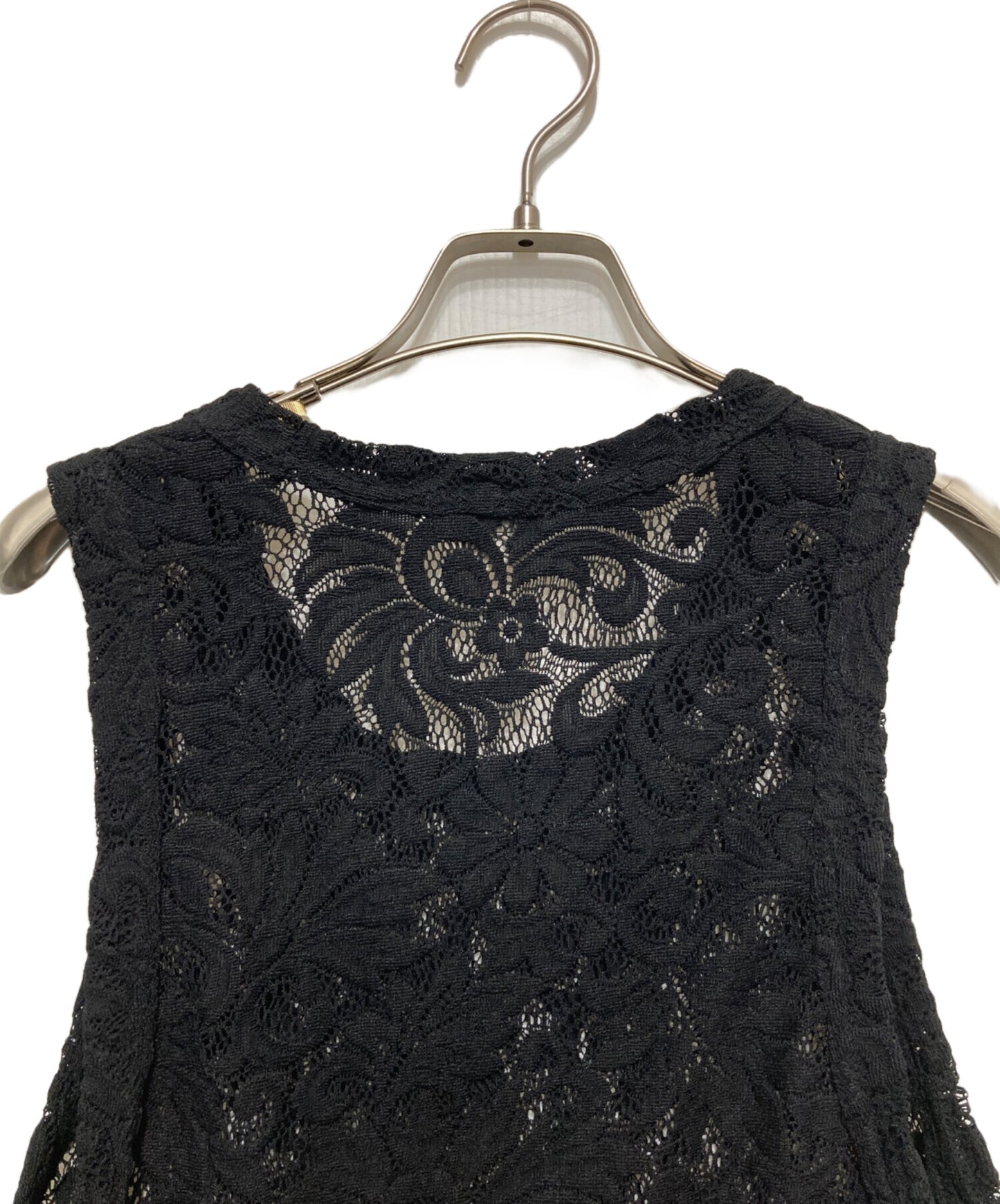 [Pre-owned] COMME des GARCONS HOMME PLUS Product wash Ester raschel lace tank top PO-T035