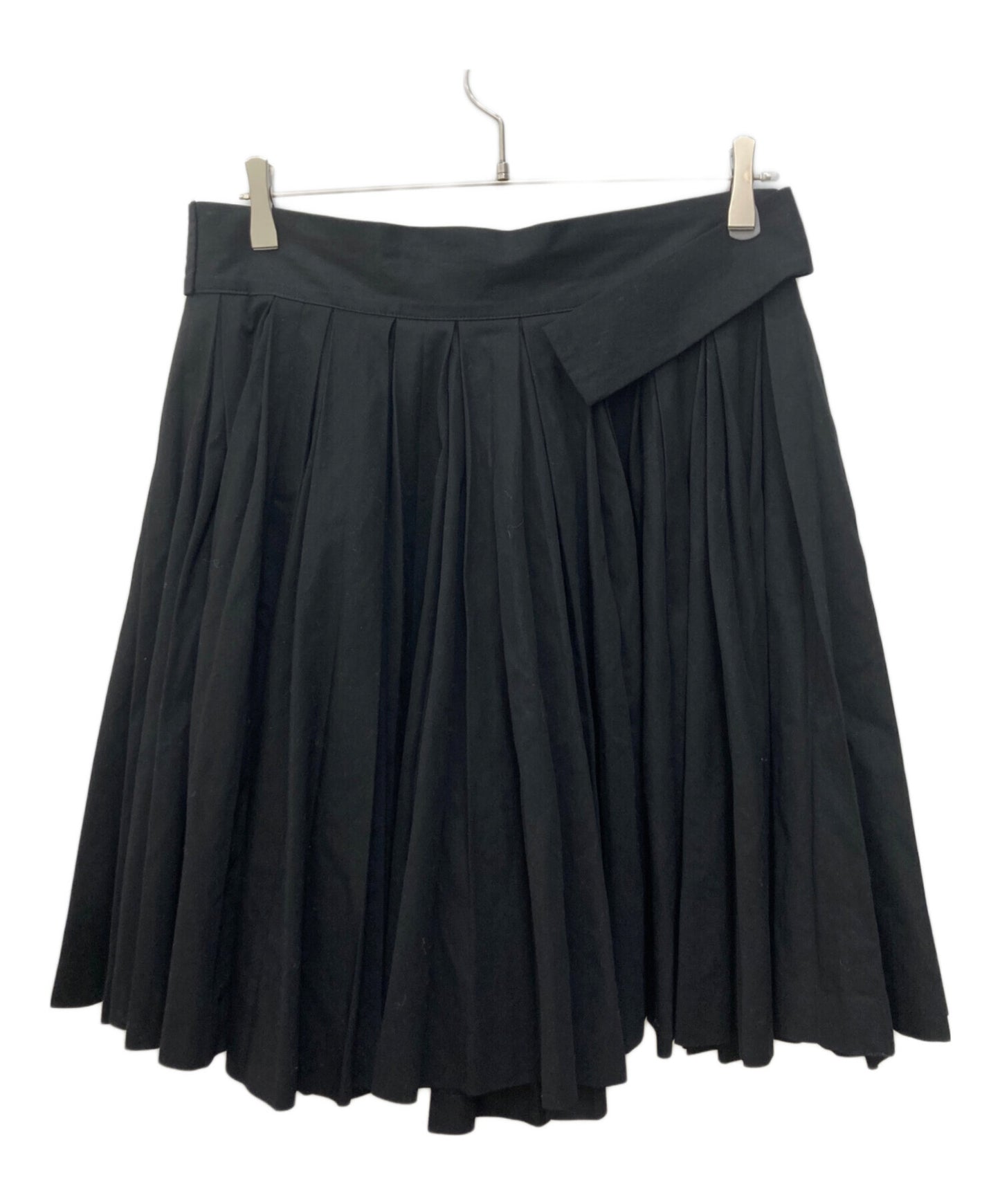 [Pre-owned] yohji yamamoto+noir wrap-pleated skirt NP-S03-001