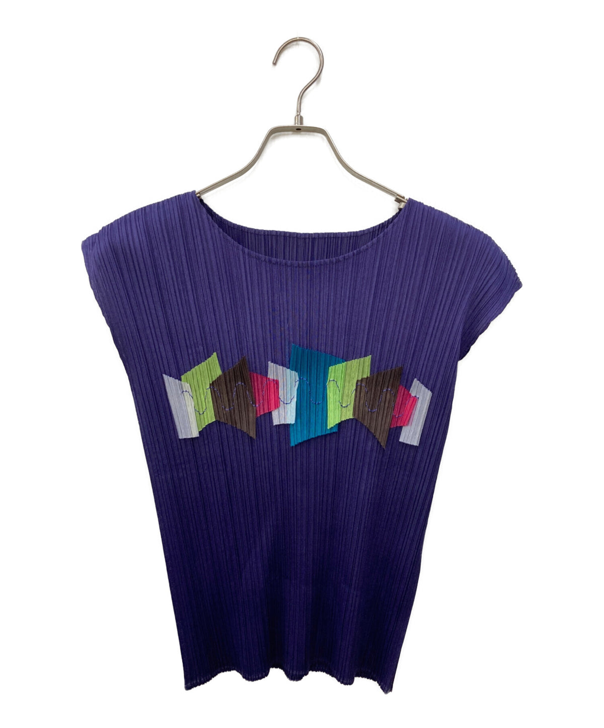 [Pre-owned] PLEATS PLEASE Sleeveless Pleated T-Shirt PP41-JK753
