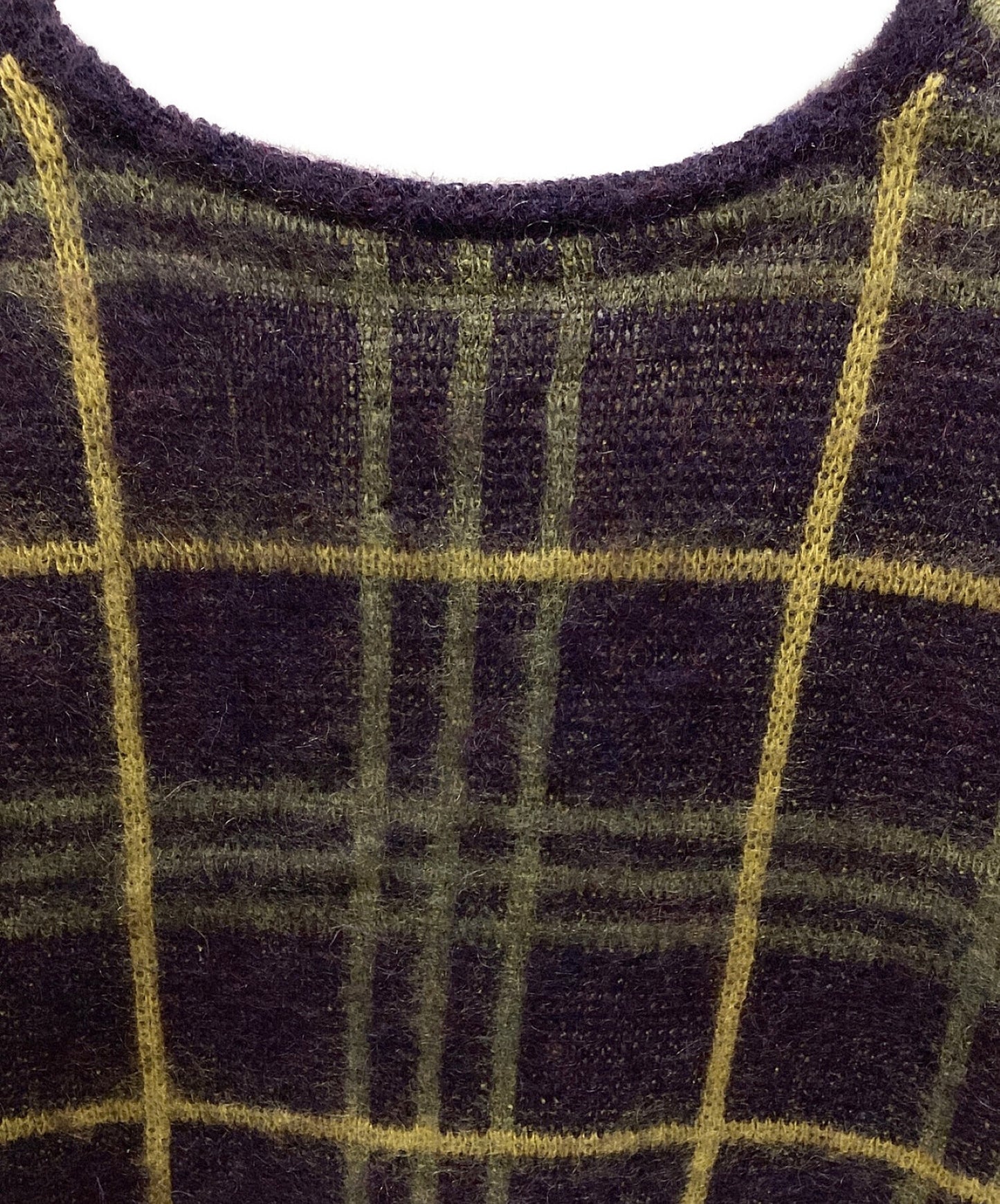 [Pre-owned] Needles Mohair Cardigan - Plaid HM272.