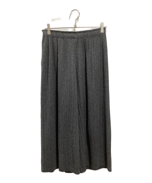 [Pre-owned] ISSEY MIYAKE Ramie mix pleated pants PP01-JF734