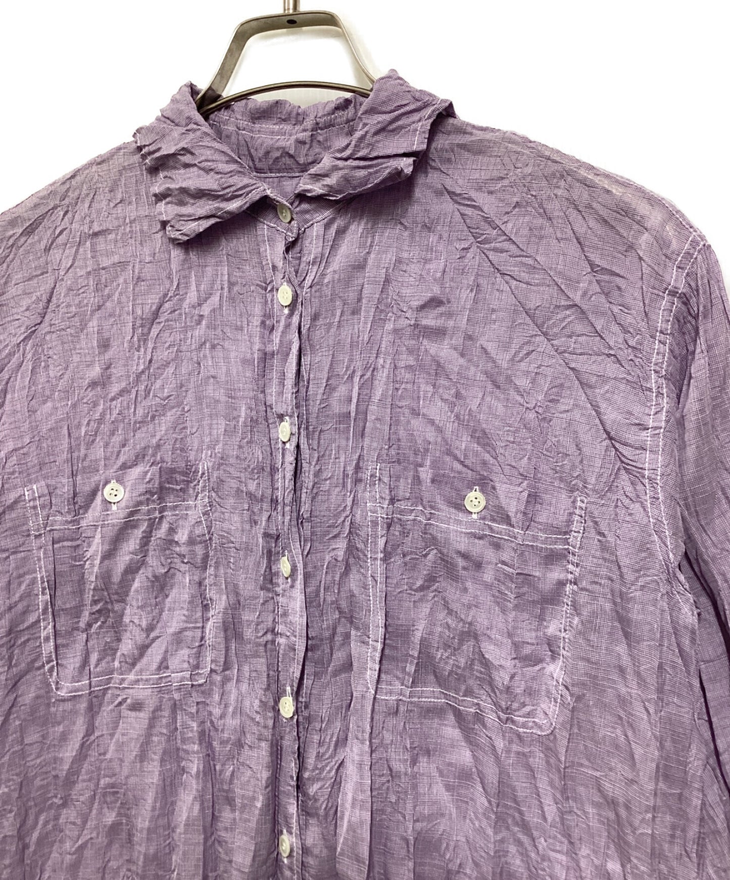 [Pre-owned] PLEATS PLEASE creased shirt PP11-PJ953