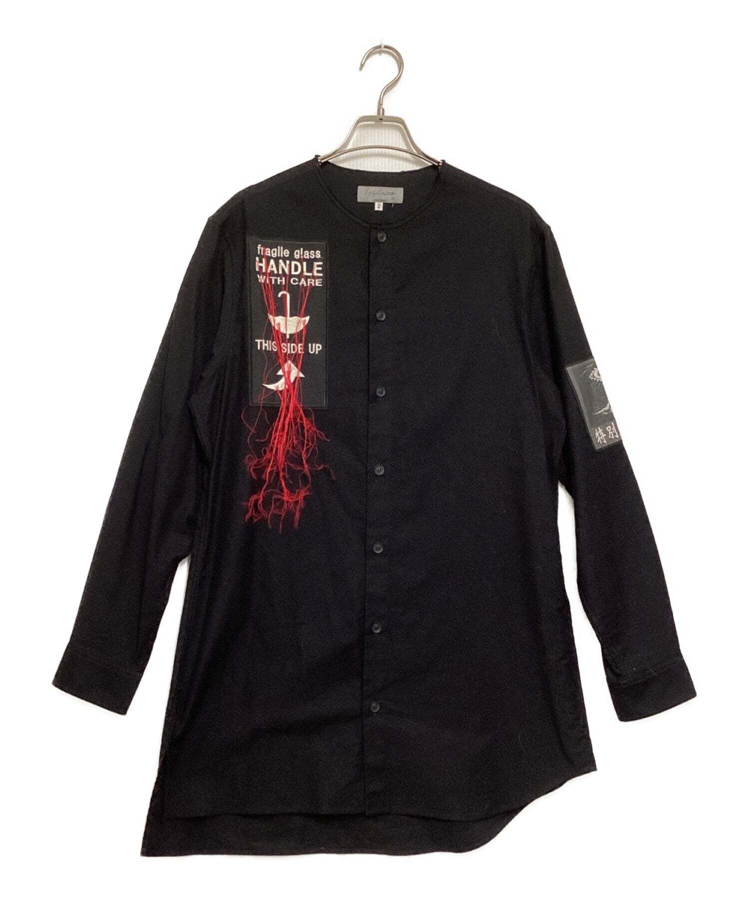 YOHJI YAMAMOTO unbalance B PATCH shirts