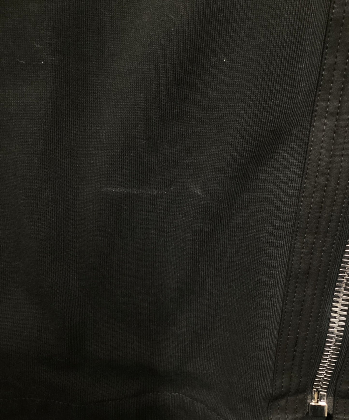 [Pre-owned] RICK OWENS Black Zip Front Hoodie RR20S7288