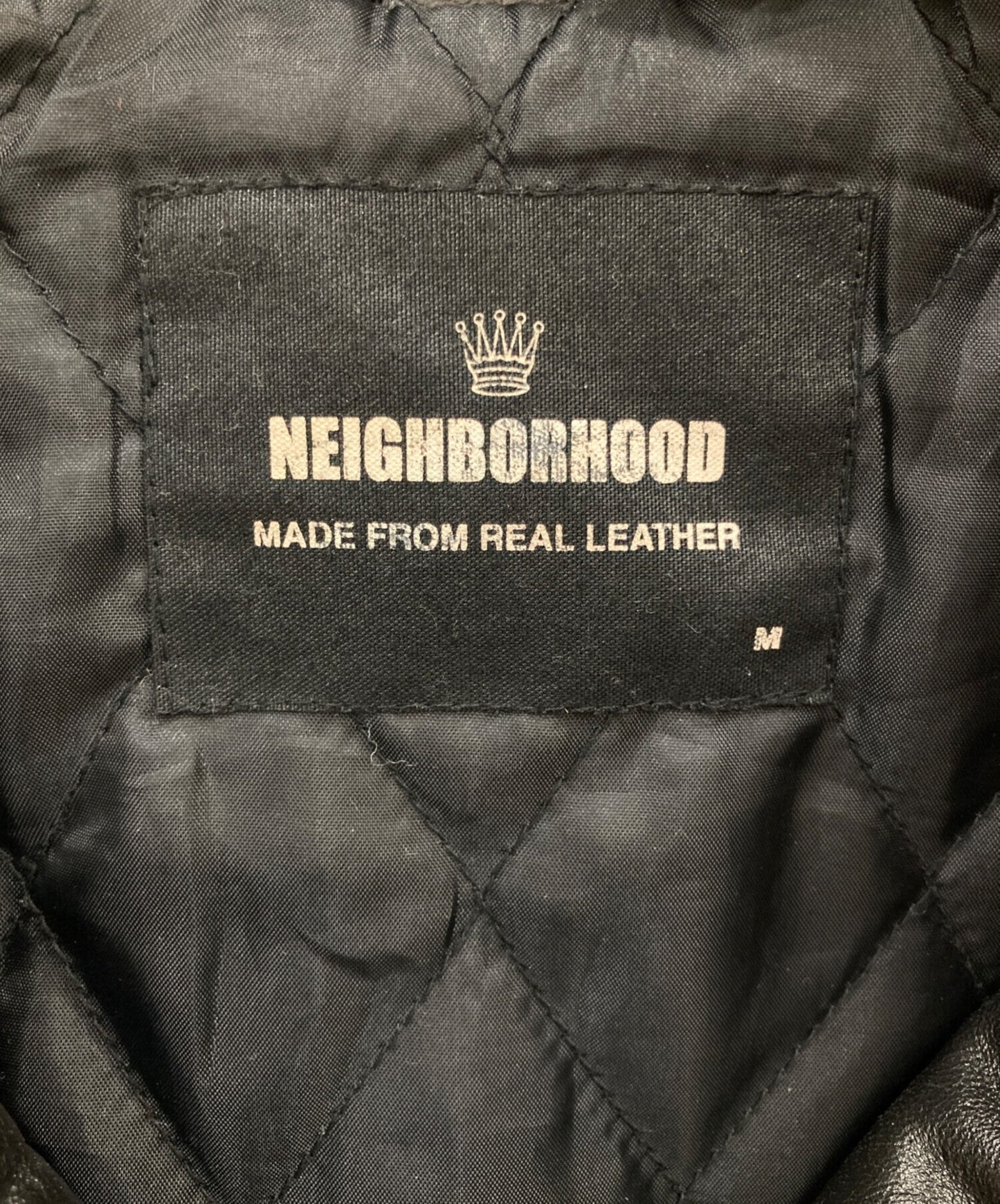 [Pre-owned] NEIGHBORHOOD 3rd Thunderbolt Double Riders Jacket DCNH-JK-03