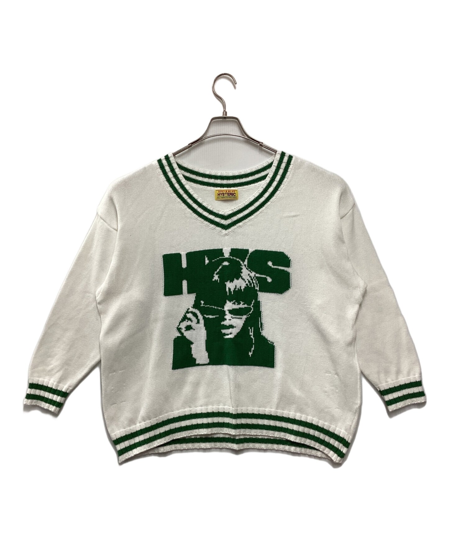 [Pre-owned] Hysteric Glamour MAXIMUM ROCK jacquard tilden oversized sweater 01233NS04