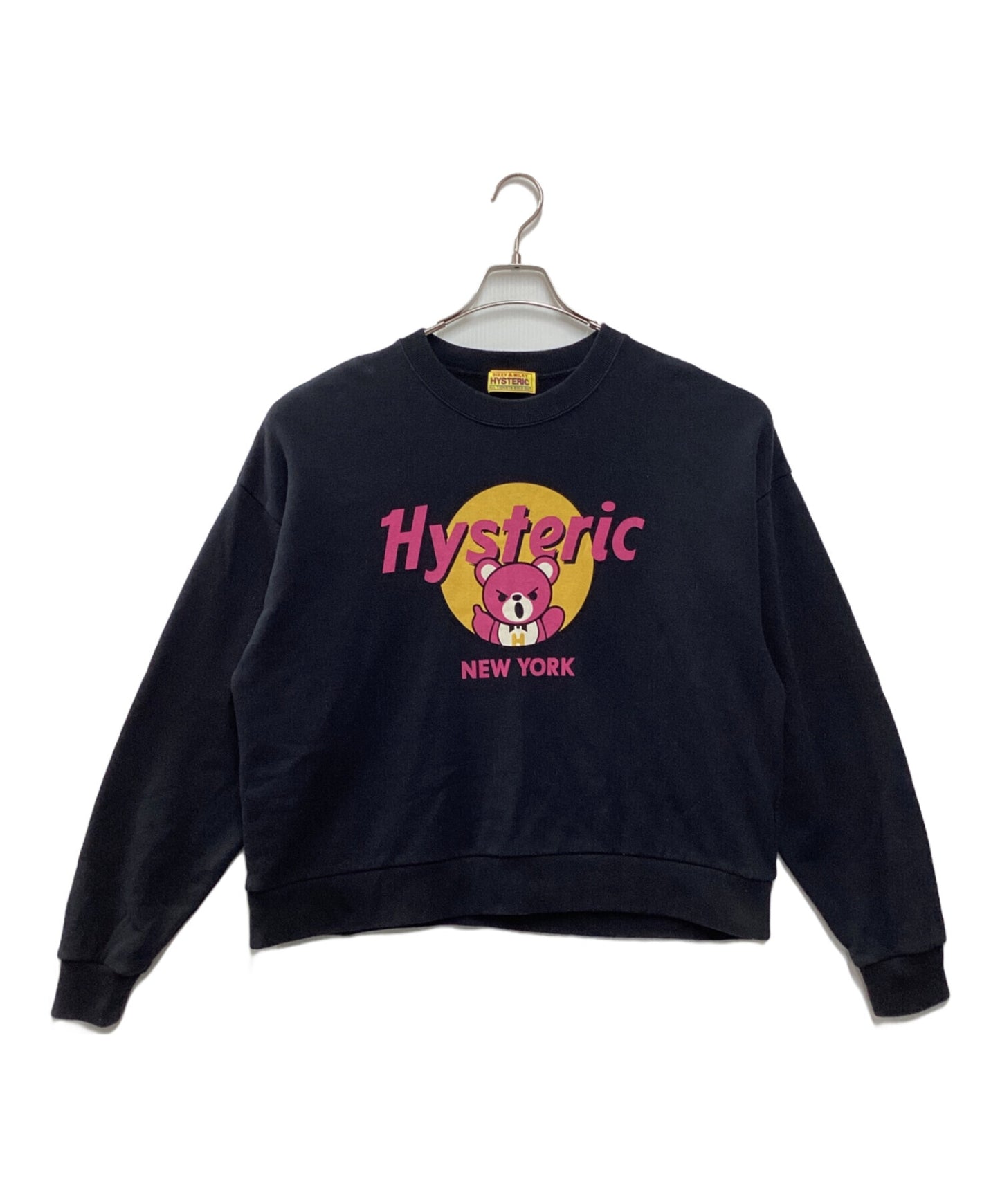 [Pre-owned] Hysteric Glamour BEAR PUB NY Oversized Sweatshirt 01233CS01