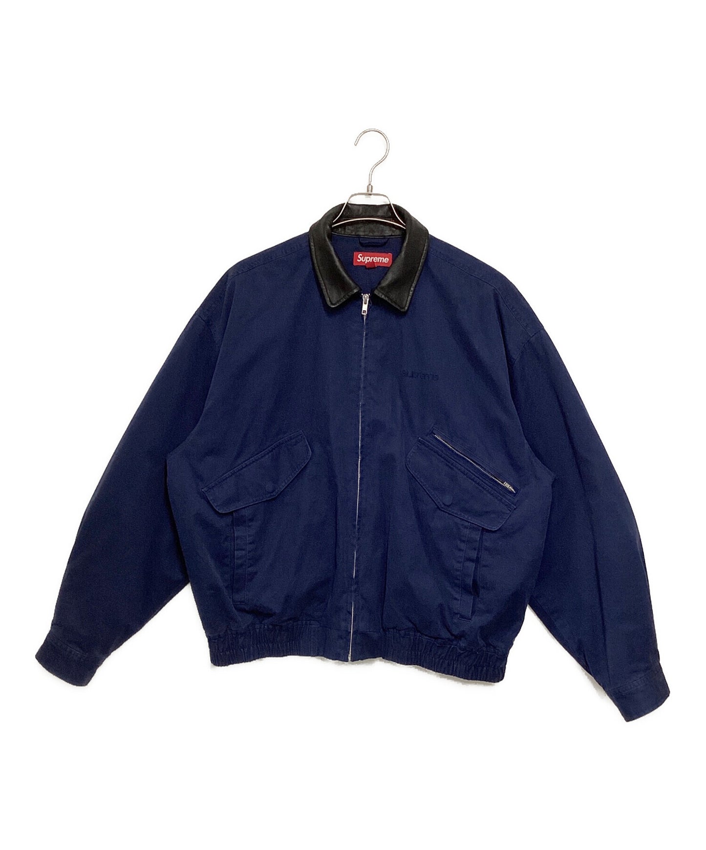 [Pre-owned] SUPREME Leather Collar Utility Jacket