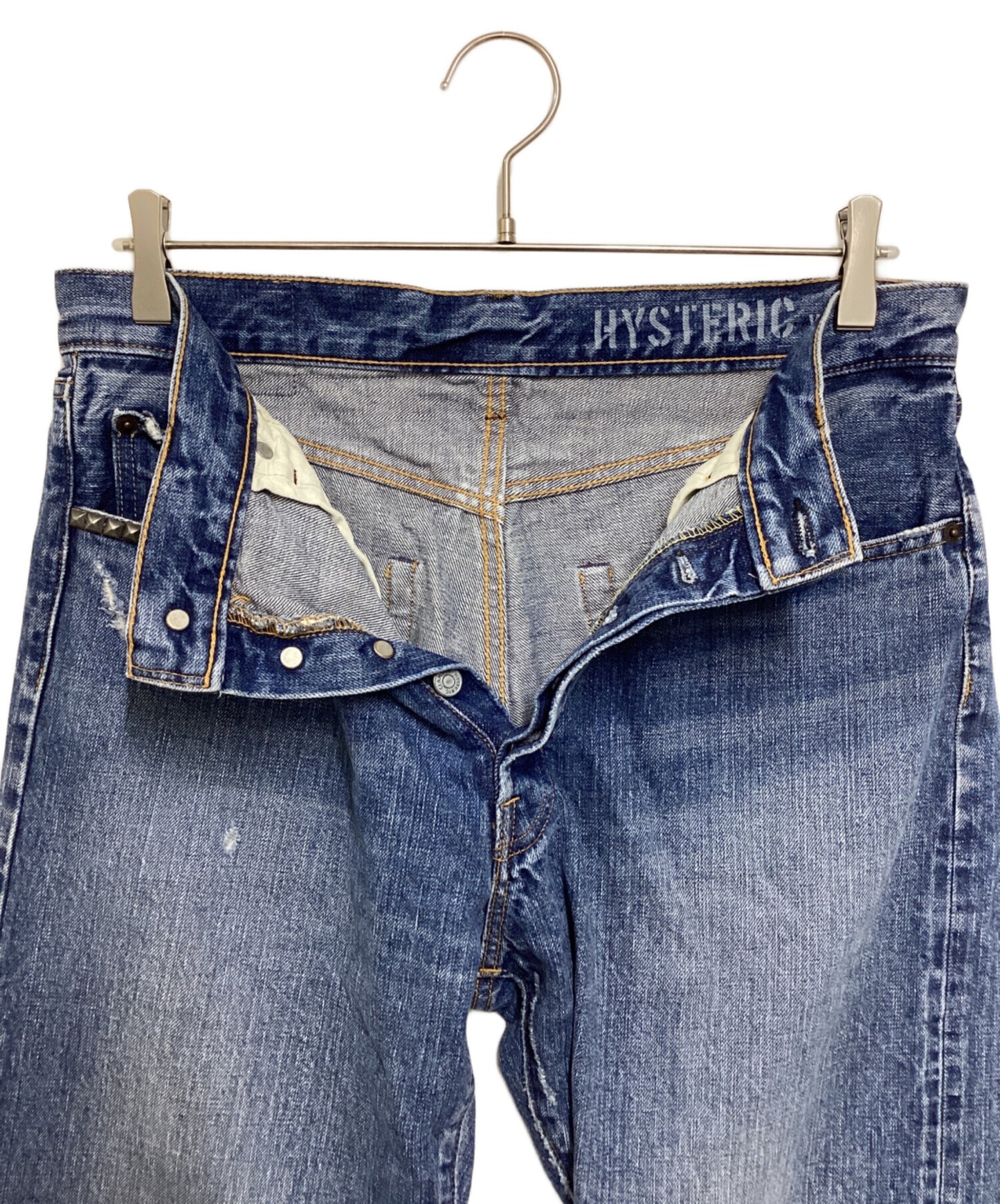 [Pre-owned] Hysteric Glamour Straight denim pants 02211AP20