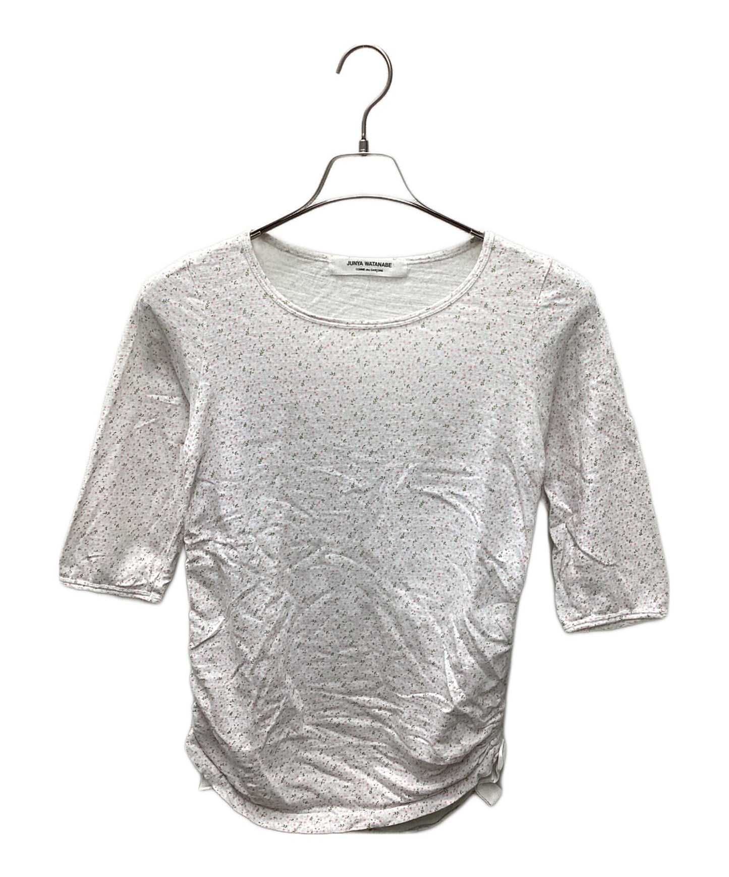 [Pre-owned] JUNYA WATANABE COMME des GARCONS Floral Pattern Side Belt Tape Design Cut and Sewn JI-T020 AD2002