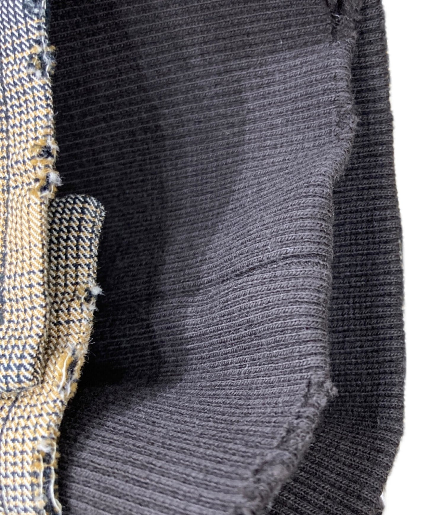 [Pre-owned] Maison MIHARA YASUHIRO 25SS Hoodie Combine Checkered Shirt J14SH183