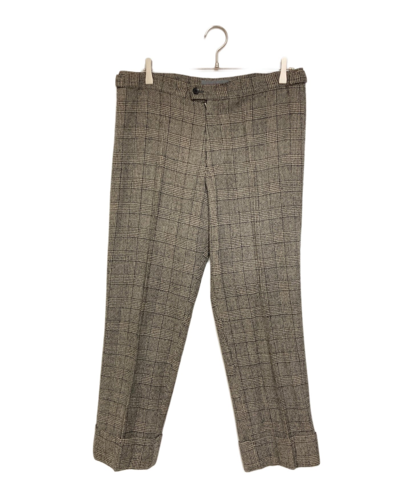 [Pre-owned] yohji yamamoto+noir Checkered Pleated Hem Jacket Set-Up np-j04-108/np-p02-108