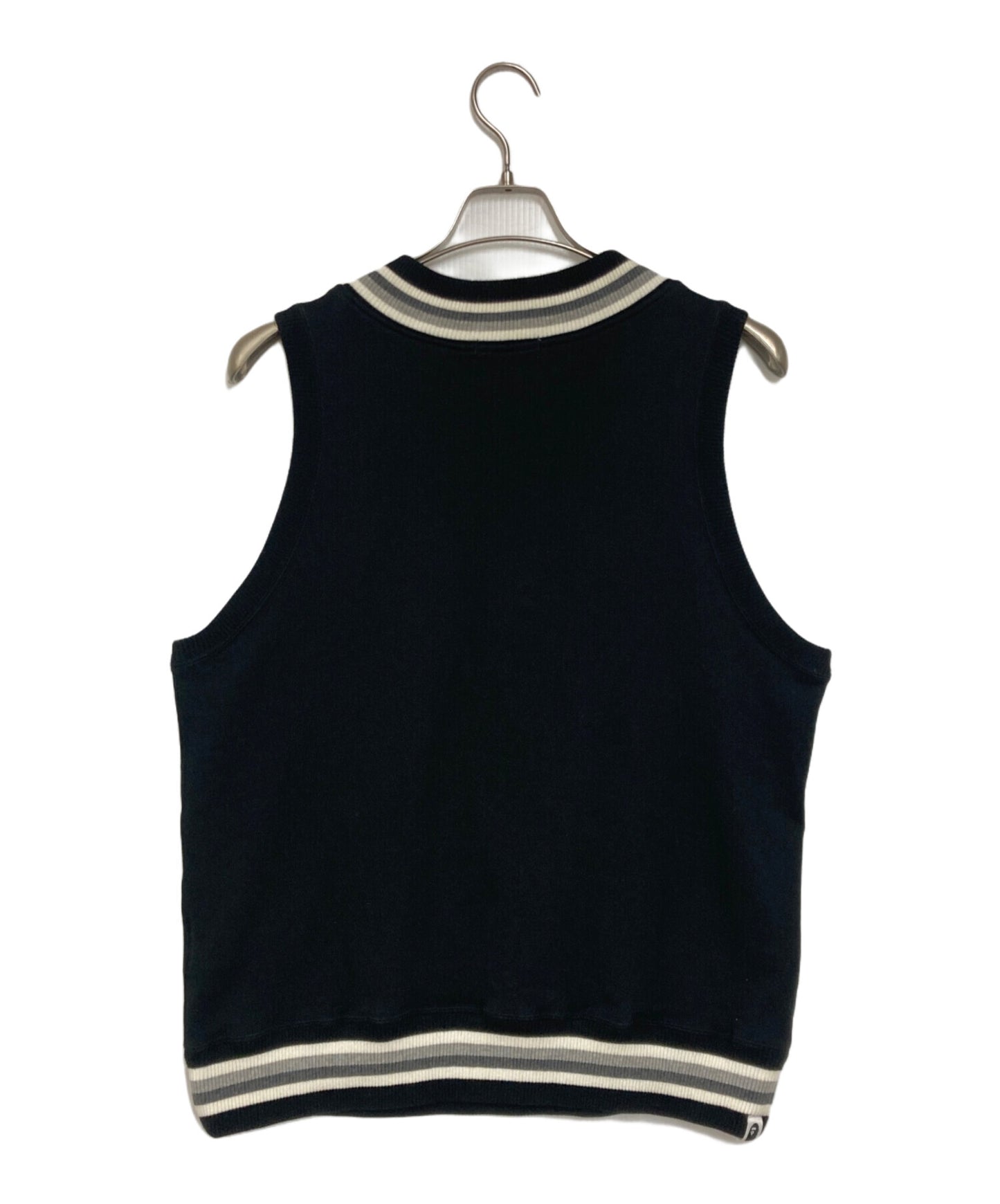 [Pre-owned] A BATHING APE Embroidered Sweat Vest / atch Sweat Vest