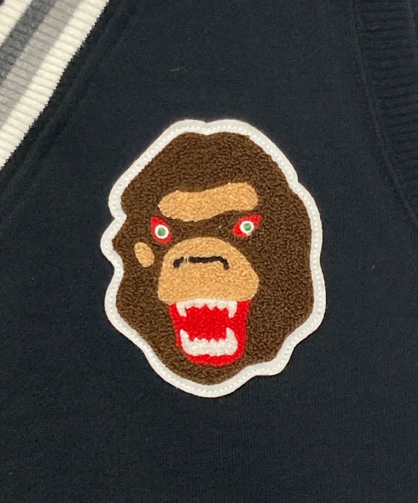 [Pre-owned] A BATHING APE Embroidered Sweat Vest / atch Sweat Vest