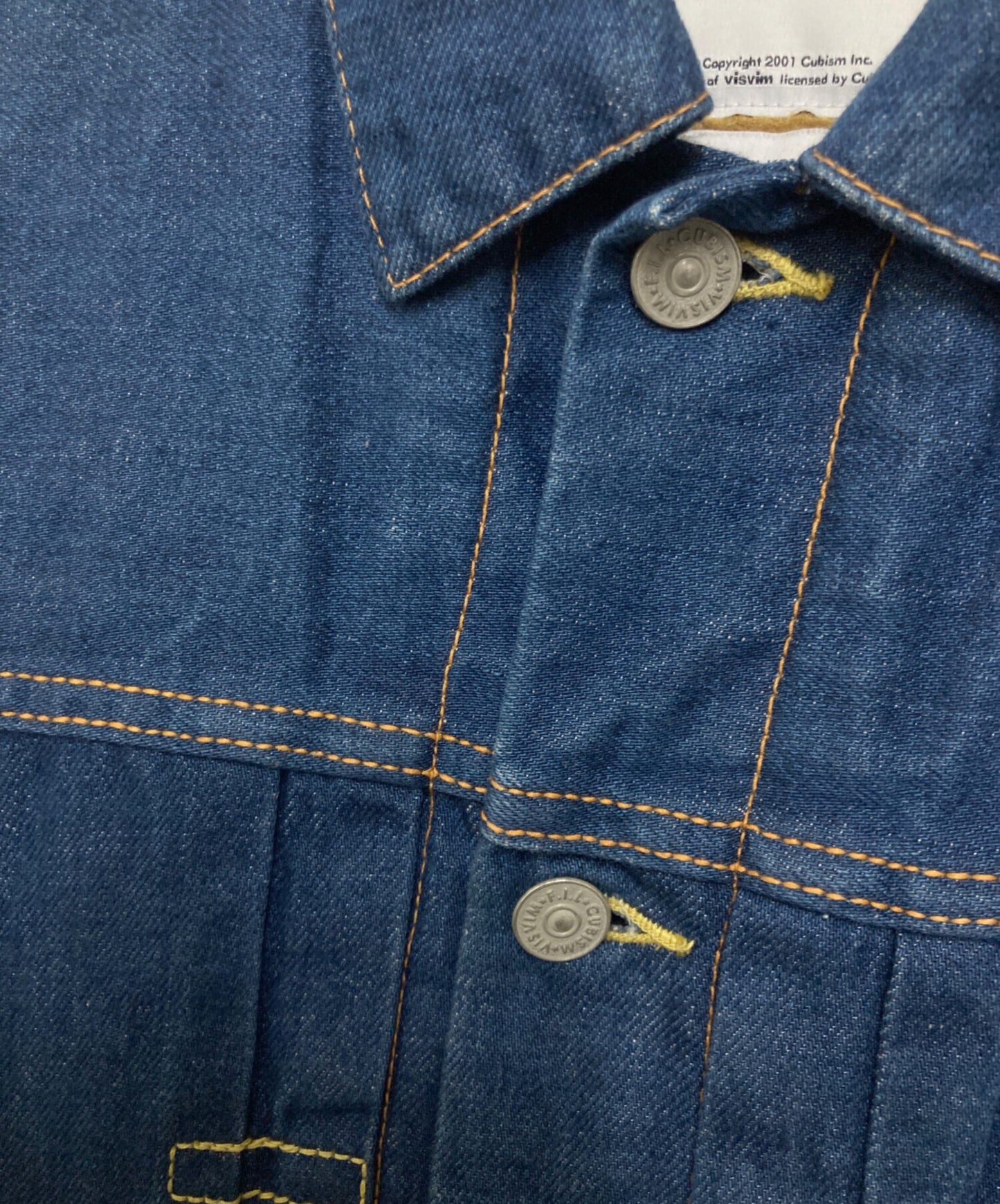 [Pre-owned] VISVIM 1st Type Lined Boa Denim Jacket 0114205006005