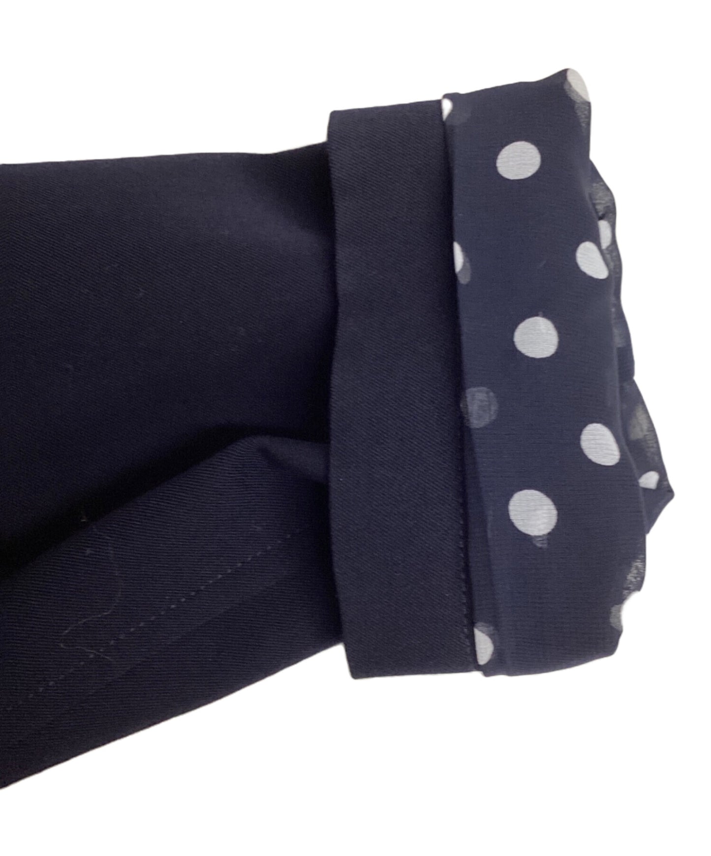 [Pre-owned] tricot COMME des GARCONS Dot Collarless Jacket with Big Button Back TZ-J006