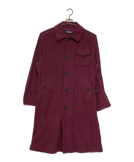 [Pre-owned] UNDERCOVER Cotton Pile Stencil Collar Coat UC1A4303