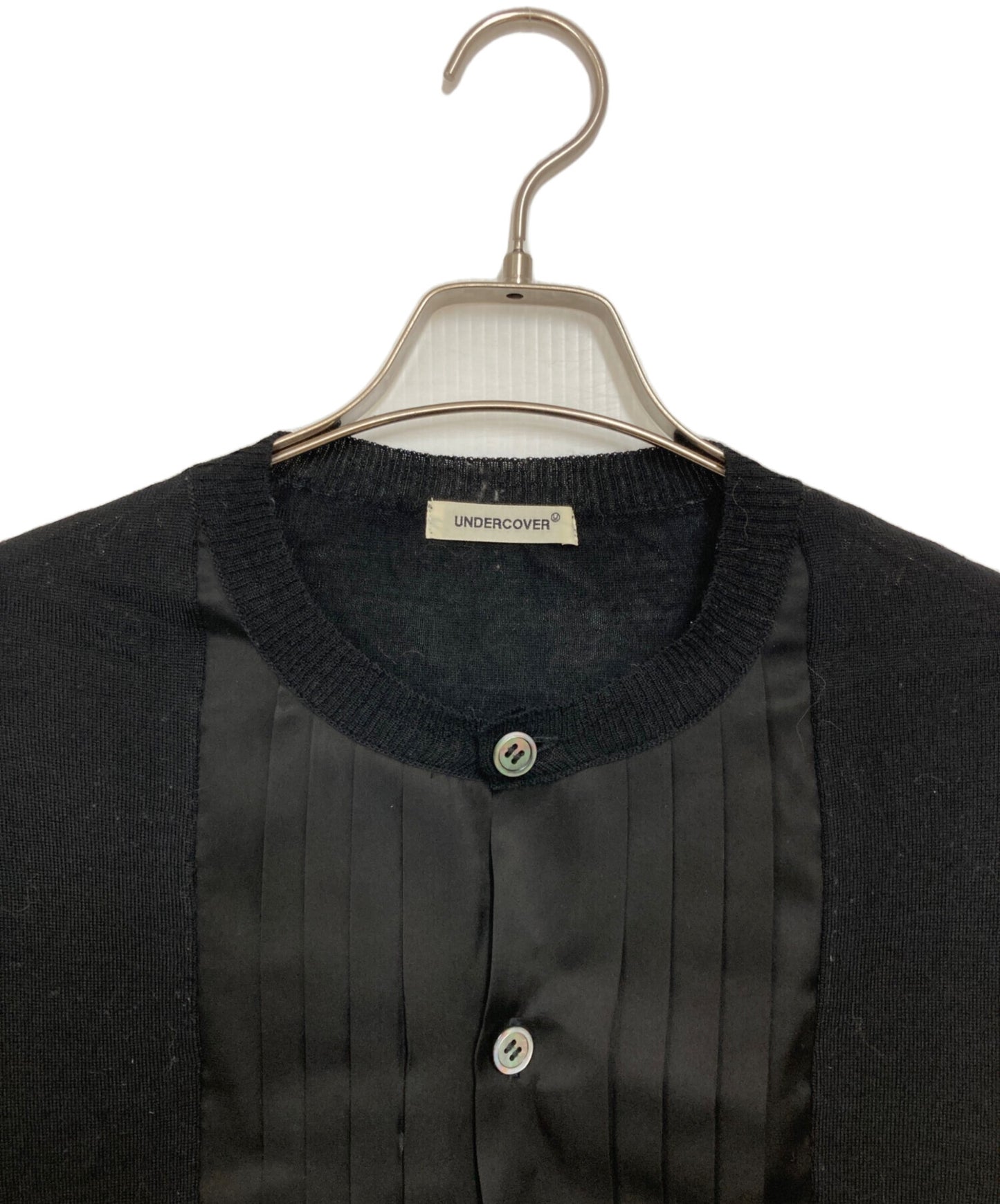 [Pre-owned] UNDERCOVER Pleated Wool Cardigan UP2D1902