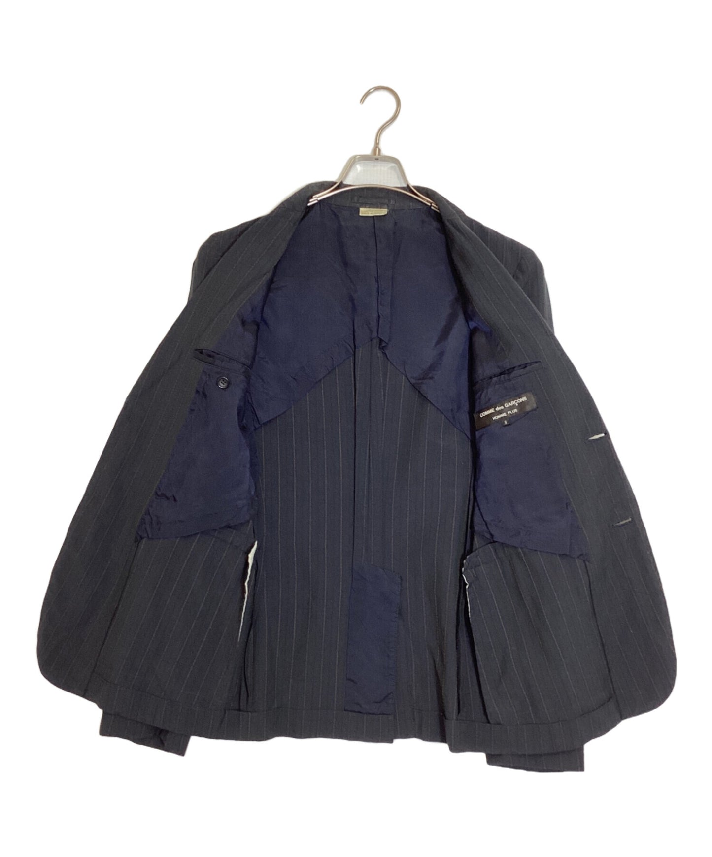 [Pre-owned] COMME des GARCONS HOMME PLUS Striped Tailored Jacket PK-J098
