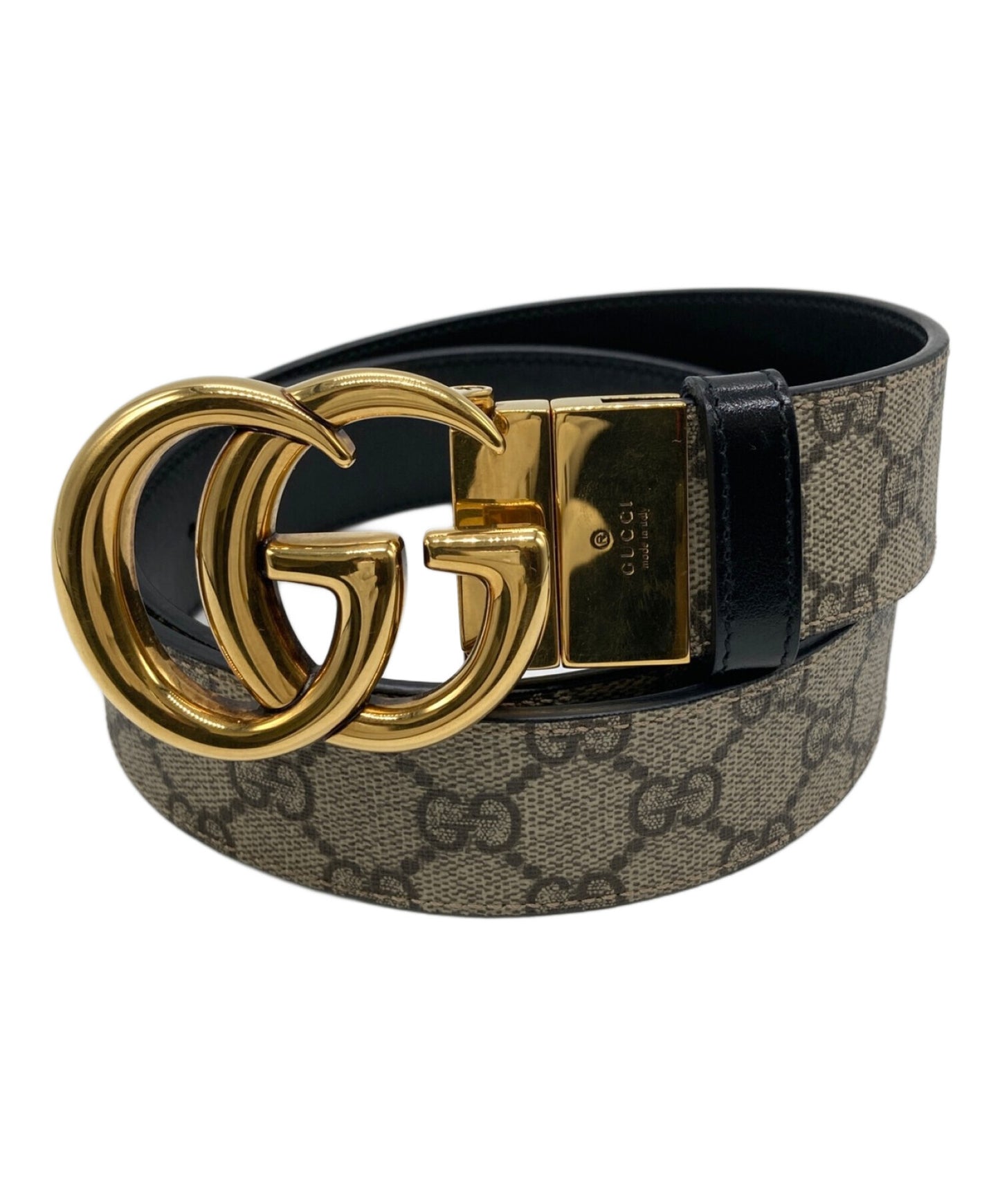 [Pre-owned] GUCCI GG Marmont Reversible Belt 659416