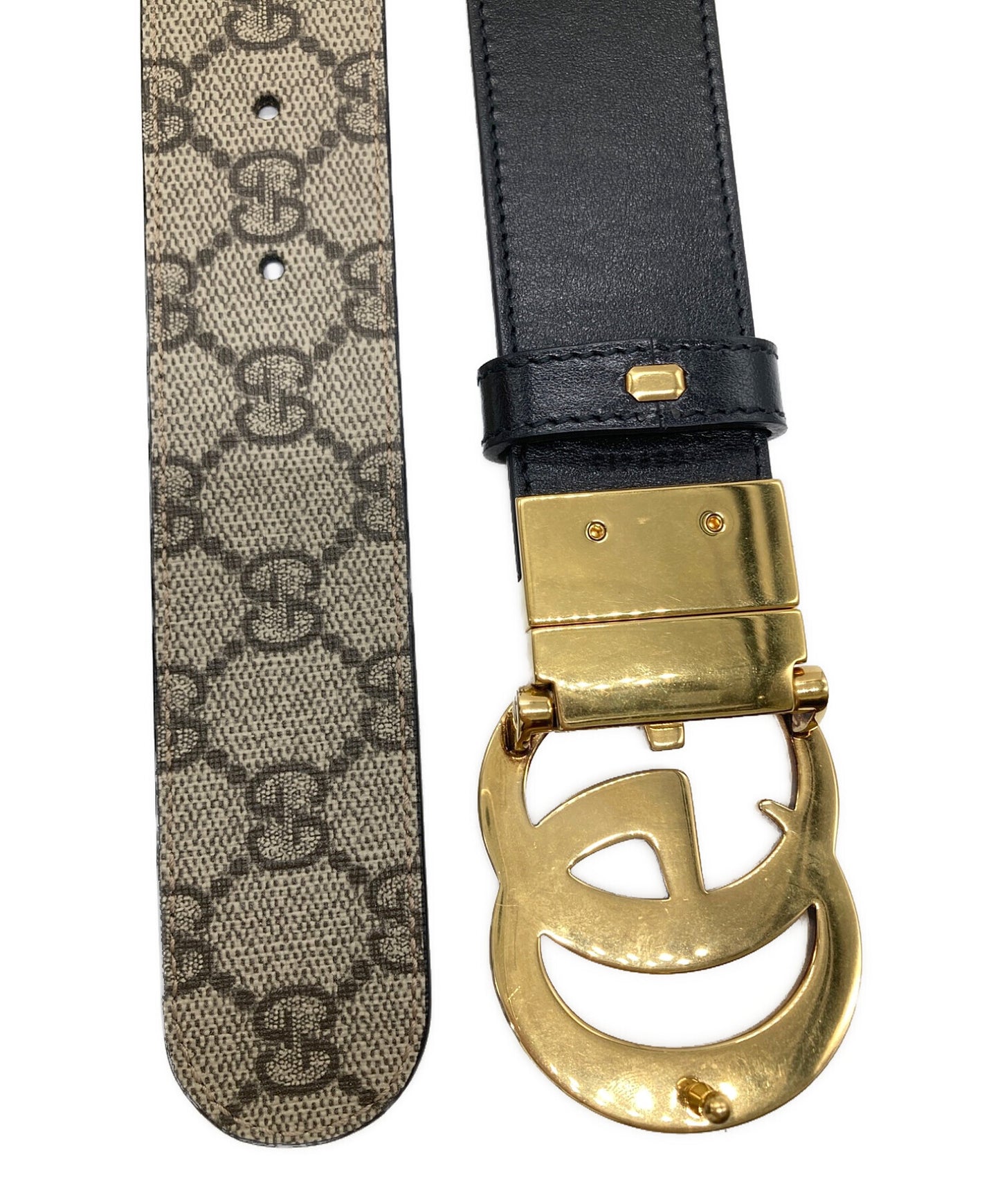 [Pre-owned] GUCCI GG Marmont Reversible Belt 659416
