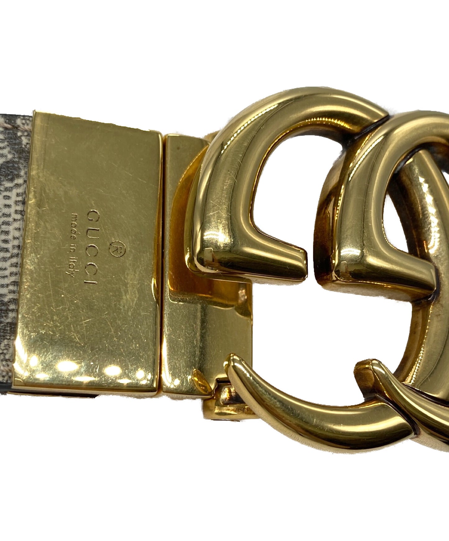 [Pre-owned] GUCCI GG Marmont Reversible Belt 659416