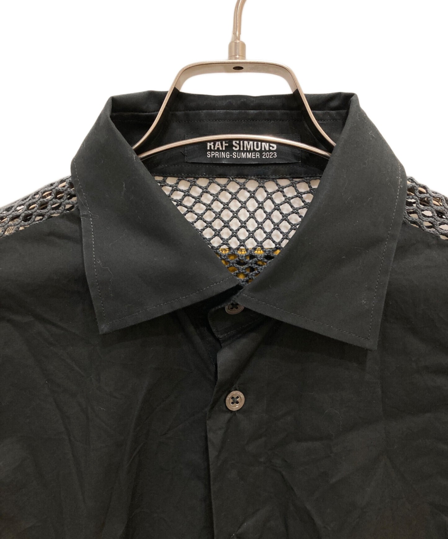 [Pre-owned] RAF SIMONS Classic shirt with net insert 231-w256-10000-9983