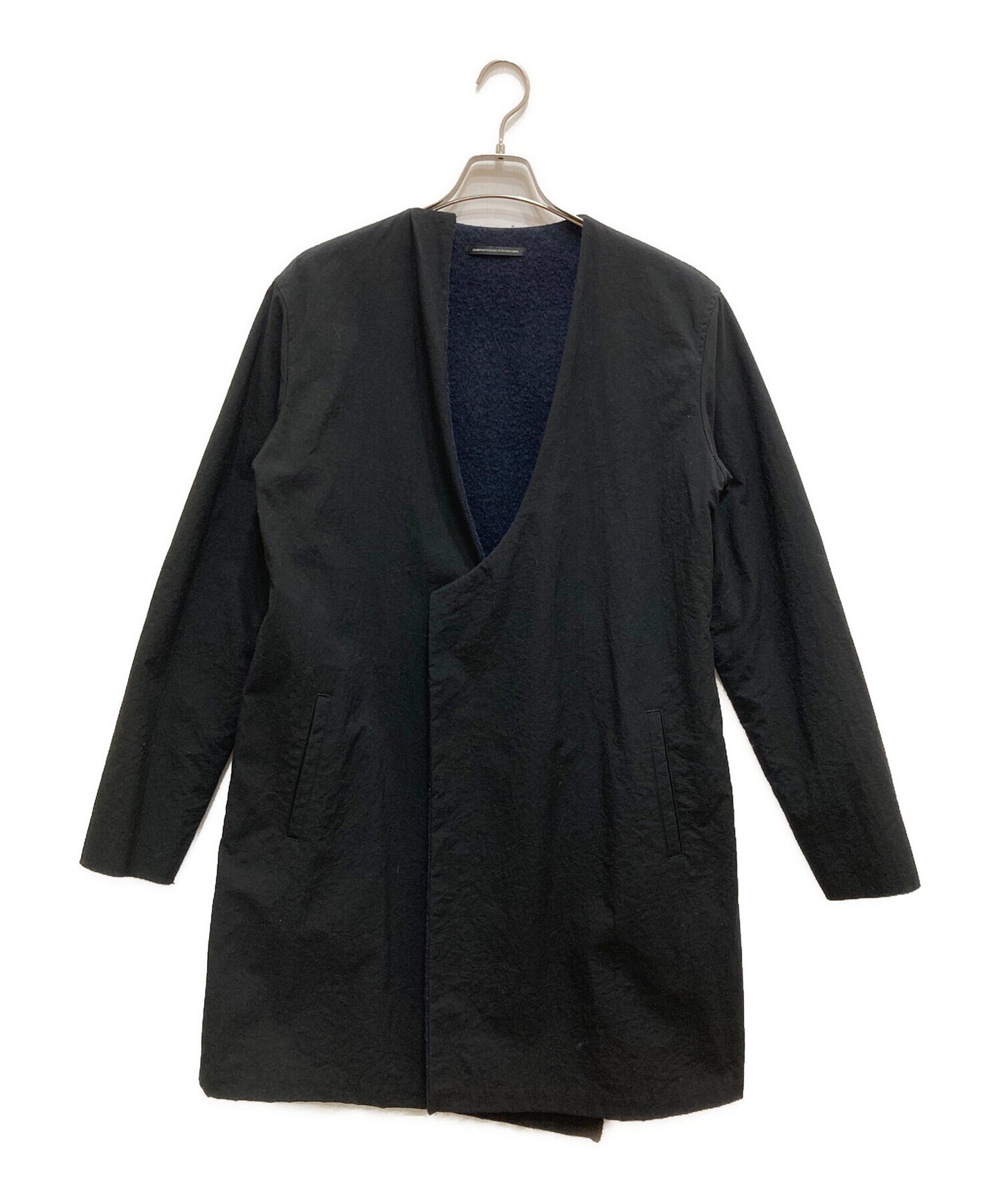 [Pre-owned] Y's collarless gown coat YX-J13-809