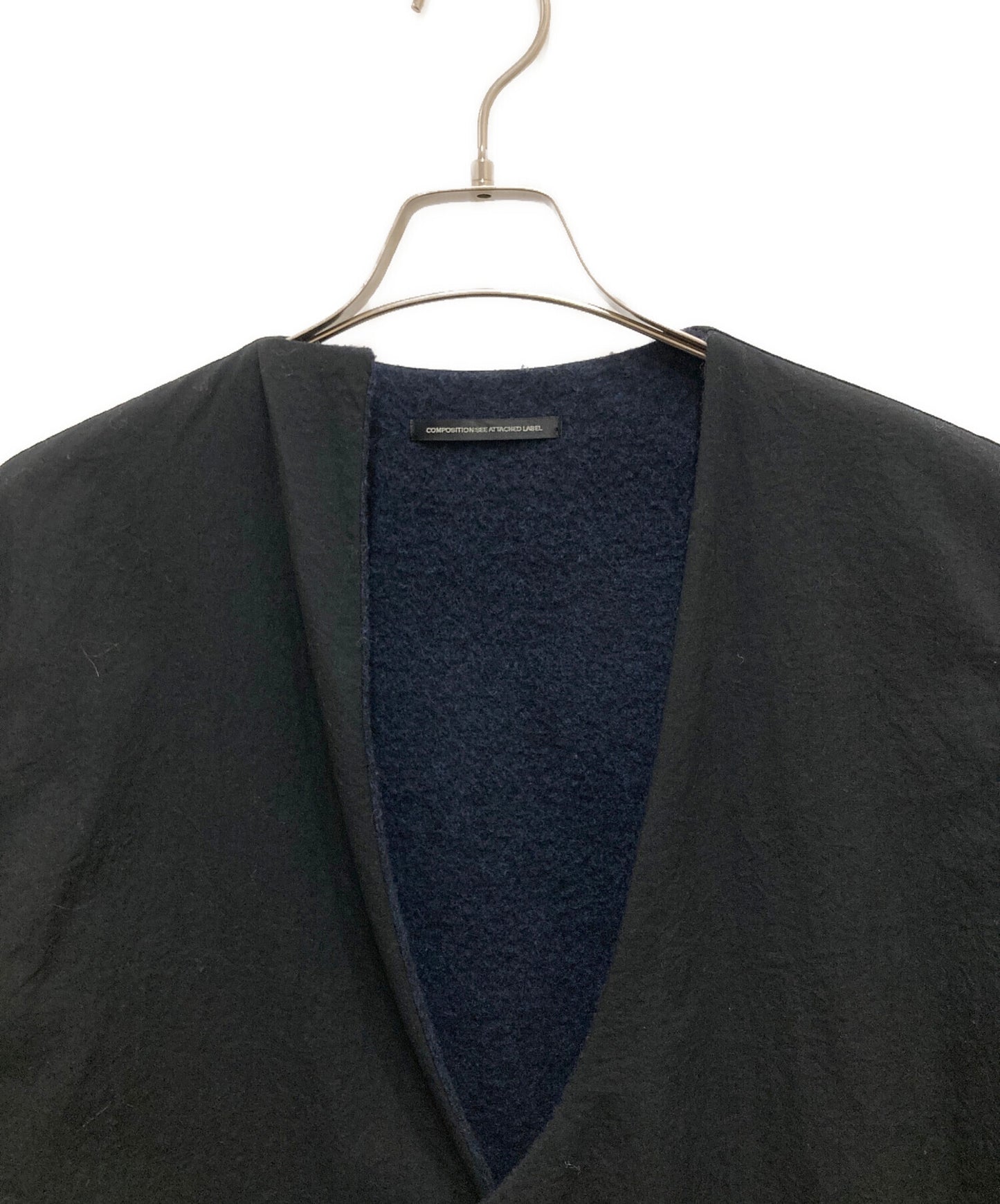 [Pre-owned] Y's collarless gown coat YX-J13-809