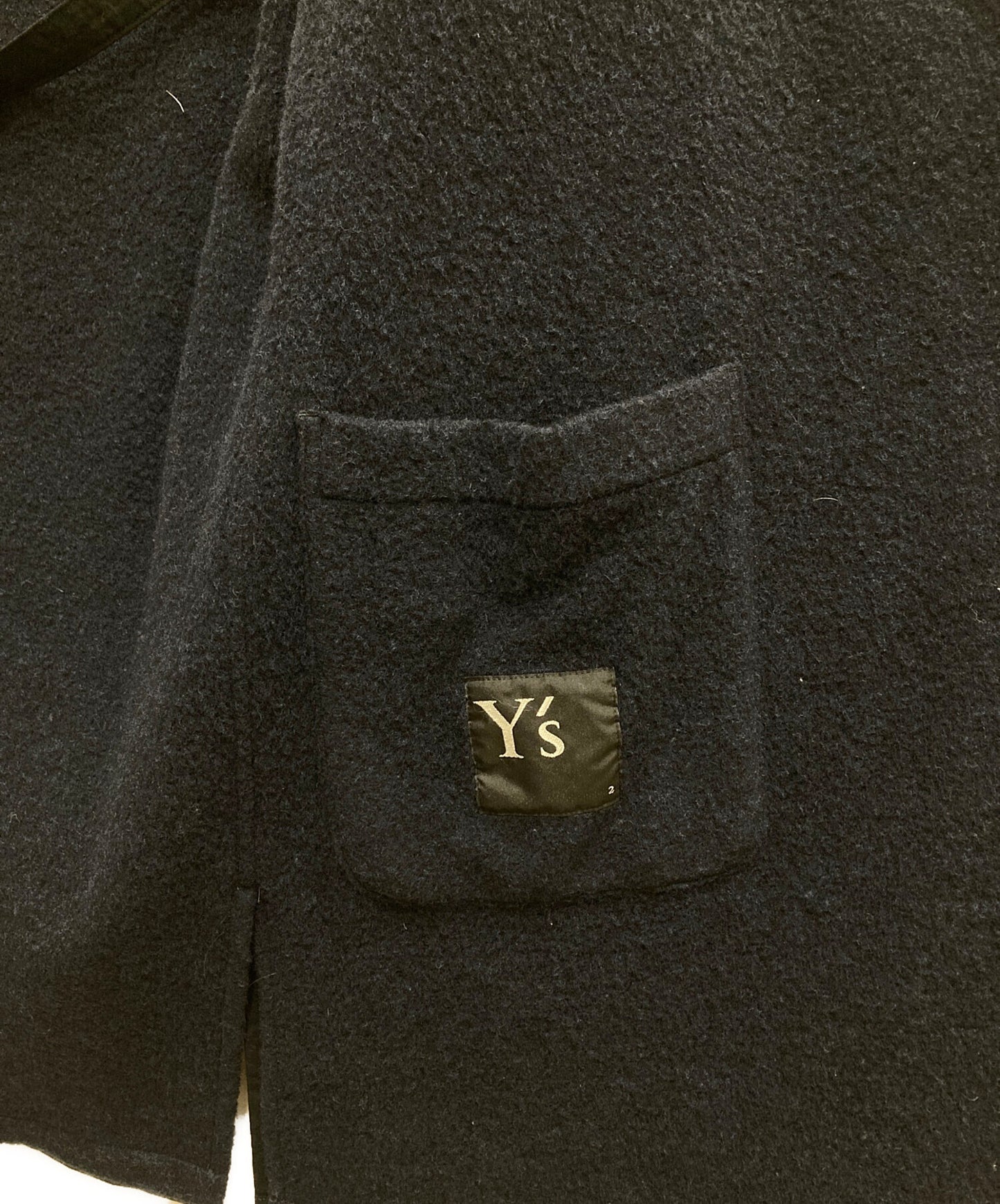 [Pre-owned] Y's collarless gown coat YX-J13-809