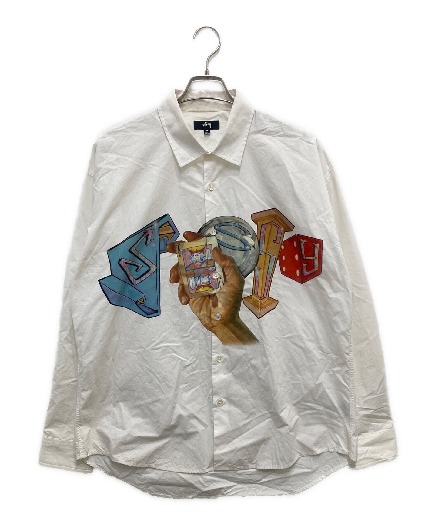[Pre-owned] stussy work-print shirt