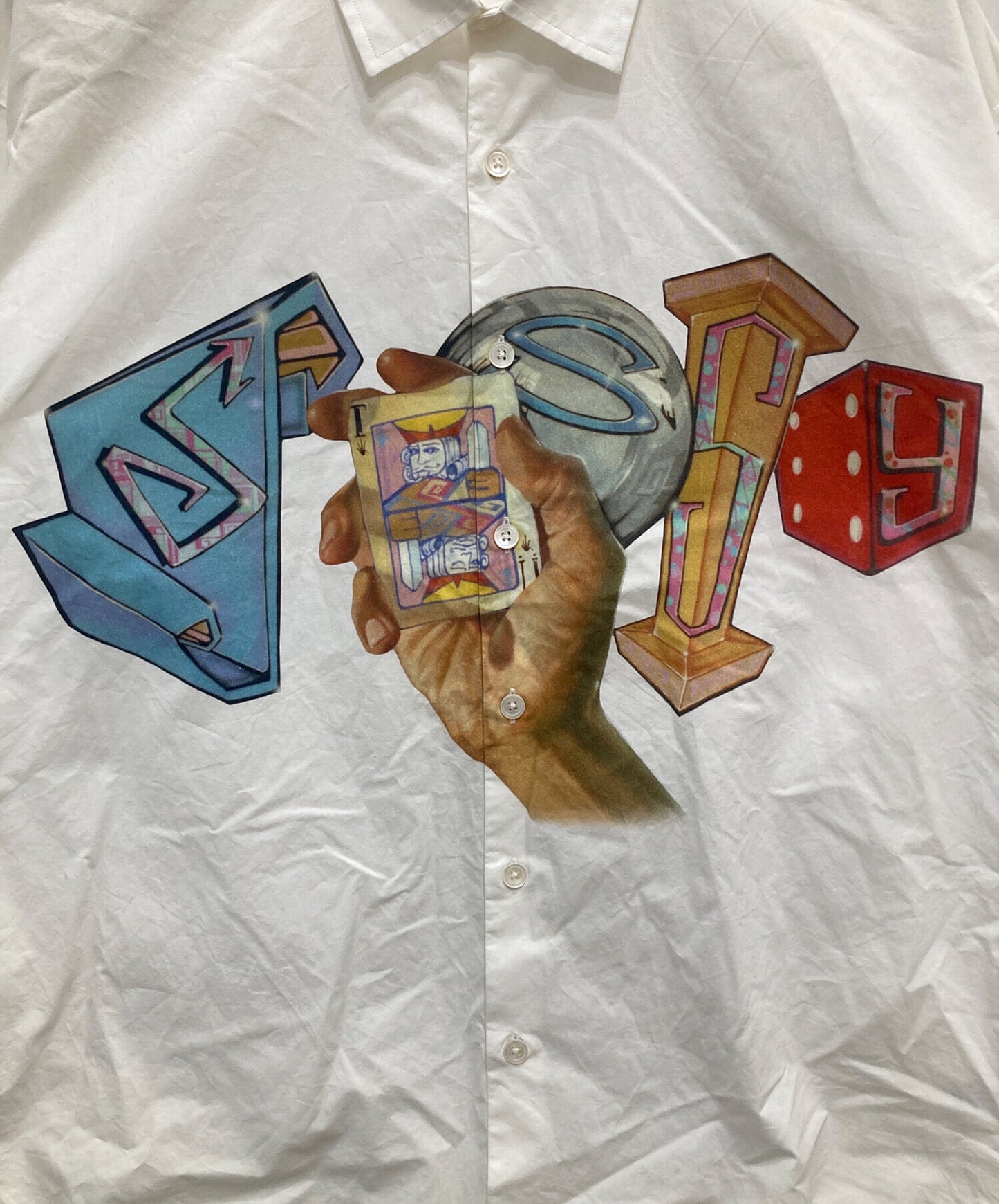 [Pre-owned] stussy work-print shirt