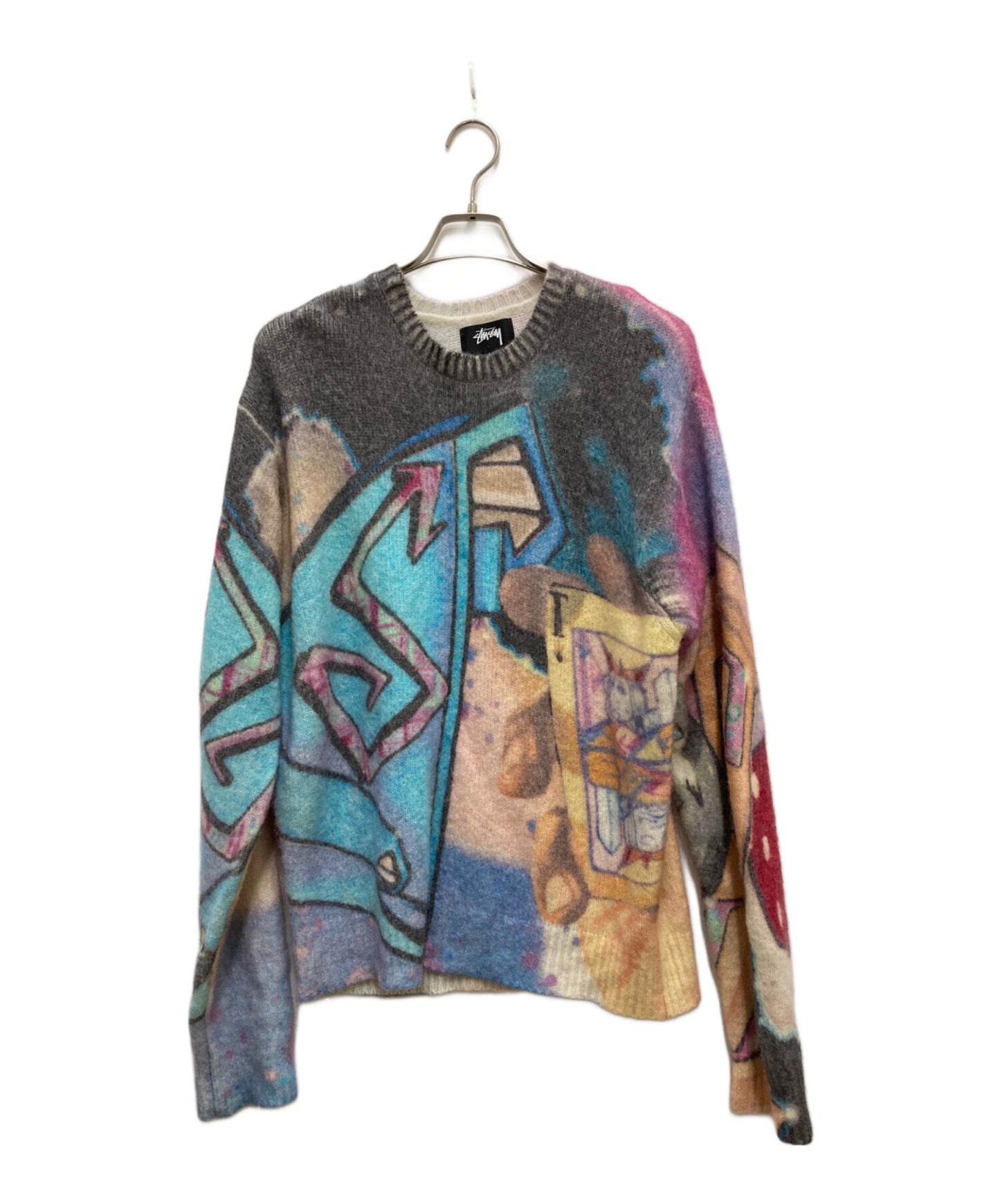 [Pre-owned] stussy Sweater with a full pattern