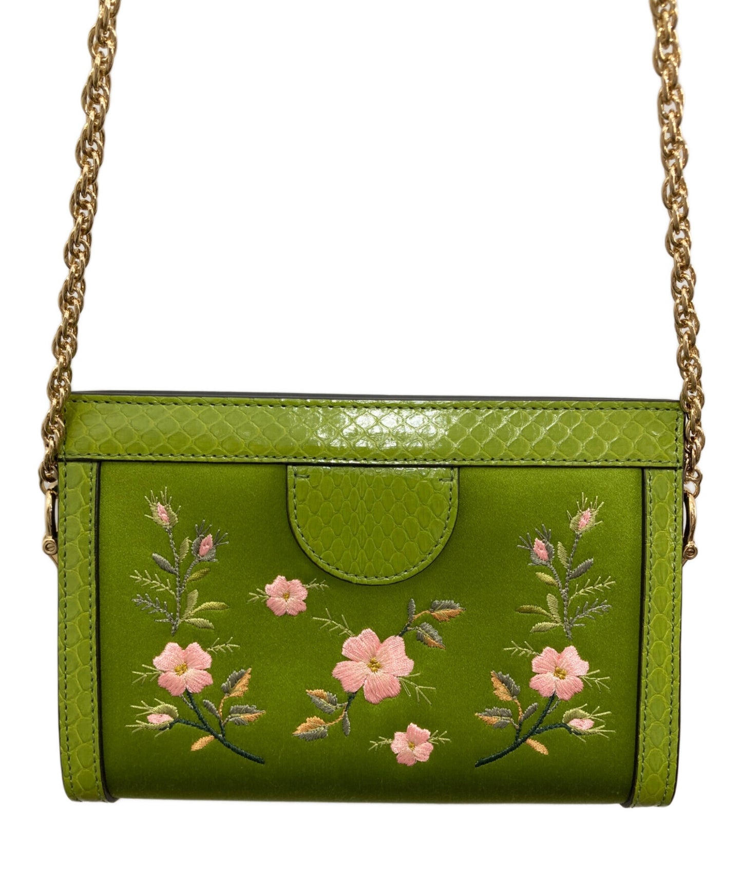 [Pre-owned] GUCCI Off-Dia Floral Chain Shoulder Bag 602676